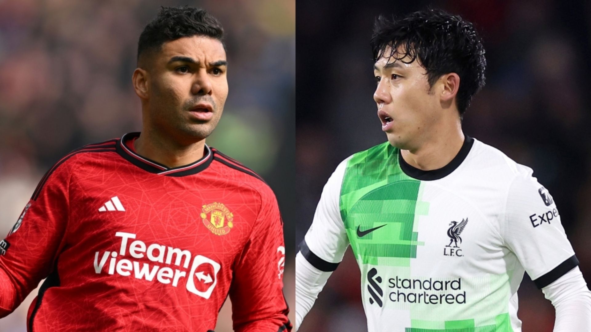 Casemiro Man United Wataru Endo Liverpool
