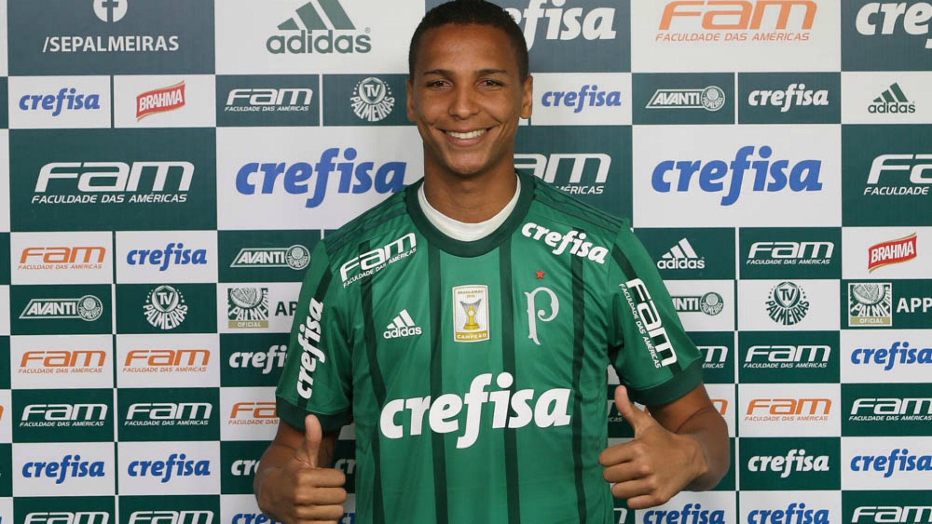 deyverson palmeiras apresentação 17 07 2017