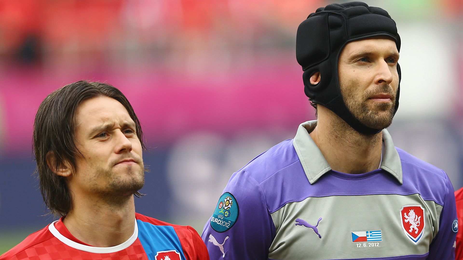 Tomas Rosicky Petr Cech Tschechien Griechenland UEFA Euro 2012 06122012