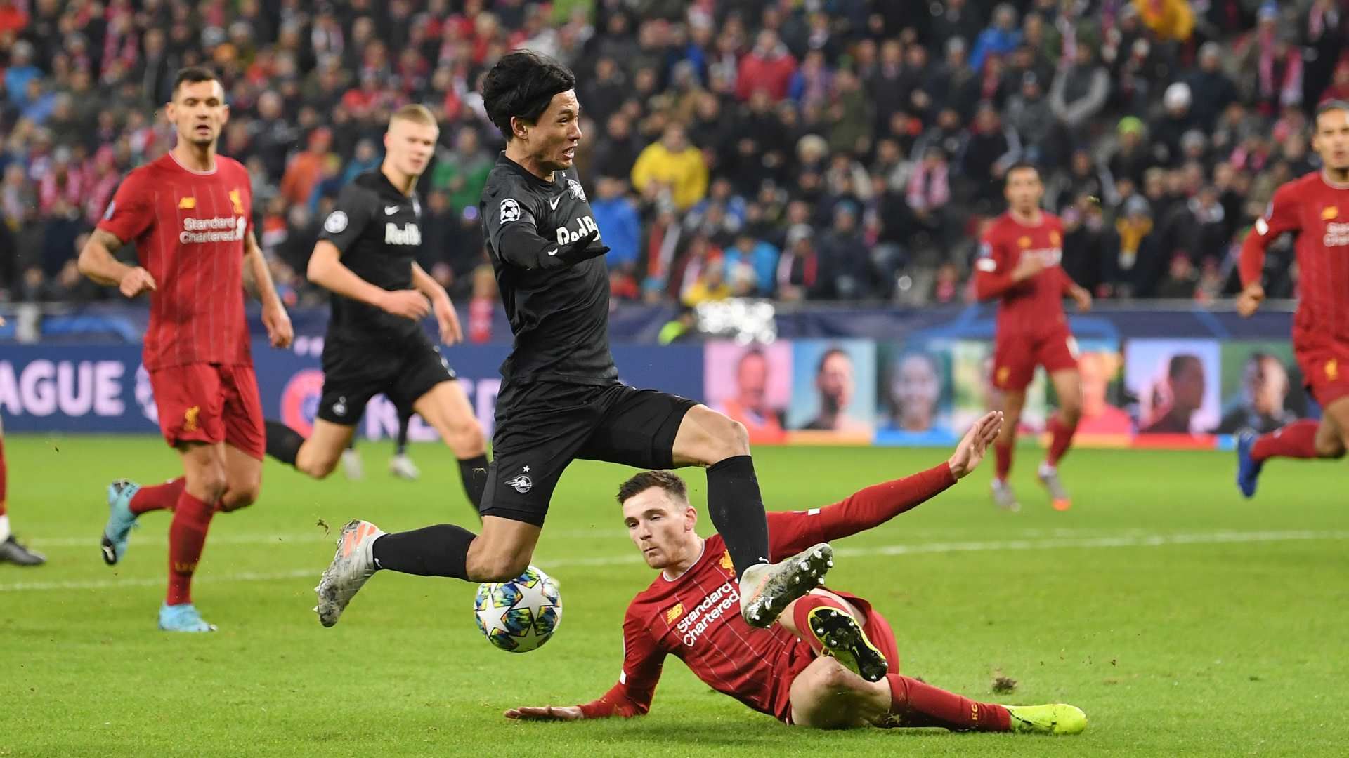 2019-12-19 Takumi Minamino Andrew Robertson