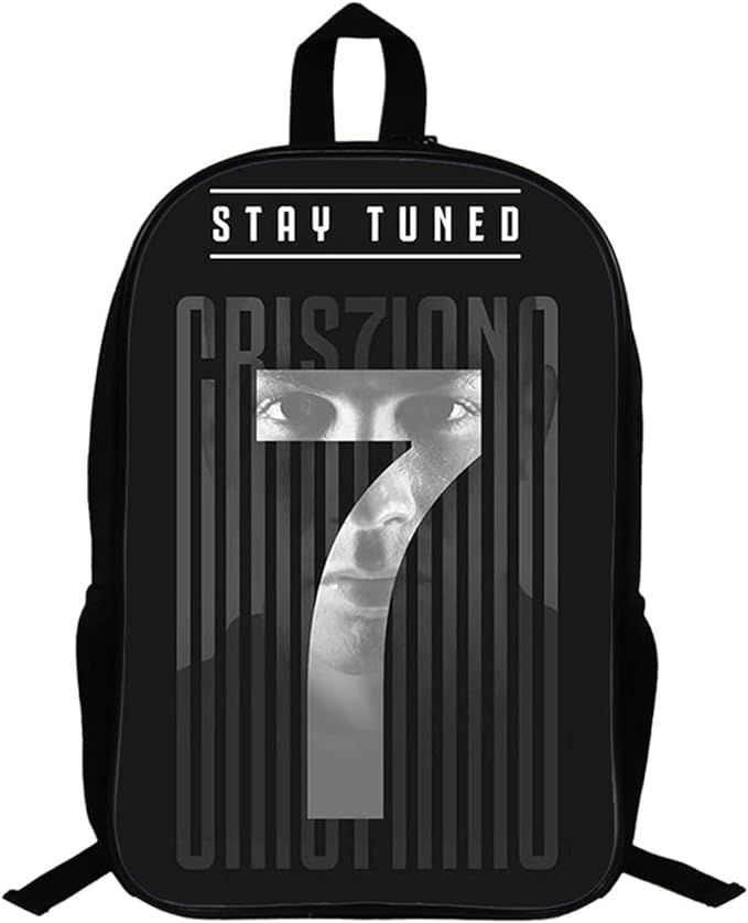 حقيبة ظهر مدرسية للأطفال تحمل تصميم كريستيانو رونالدو