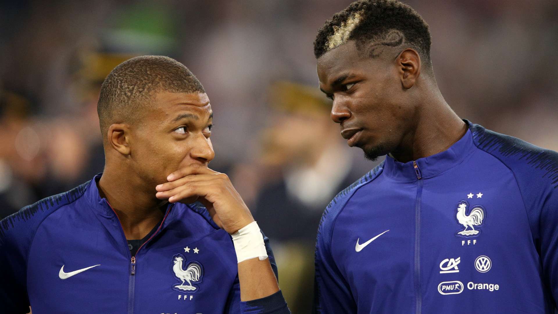 KYLIAN MBAPPE PAUL POGBA FRANCE NATIONS LEAGUE 06092018