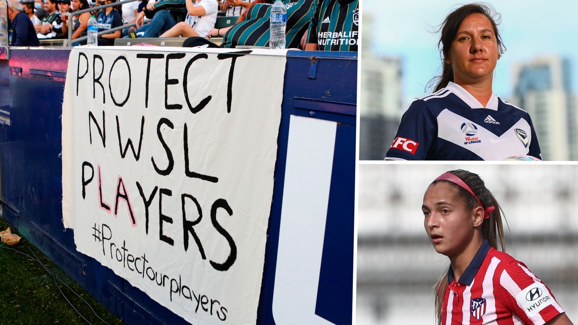 NWSL Lisa De Vanna Deyna Castellanos composite