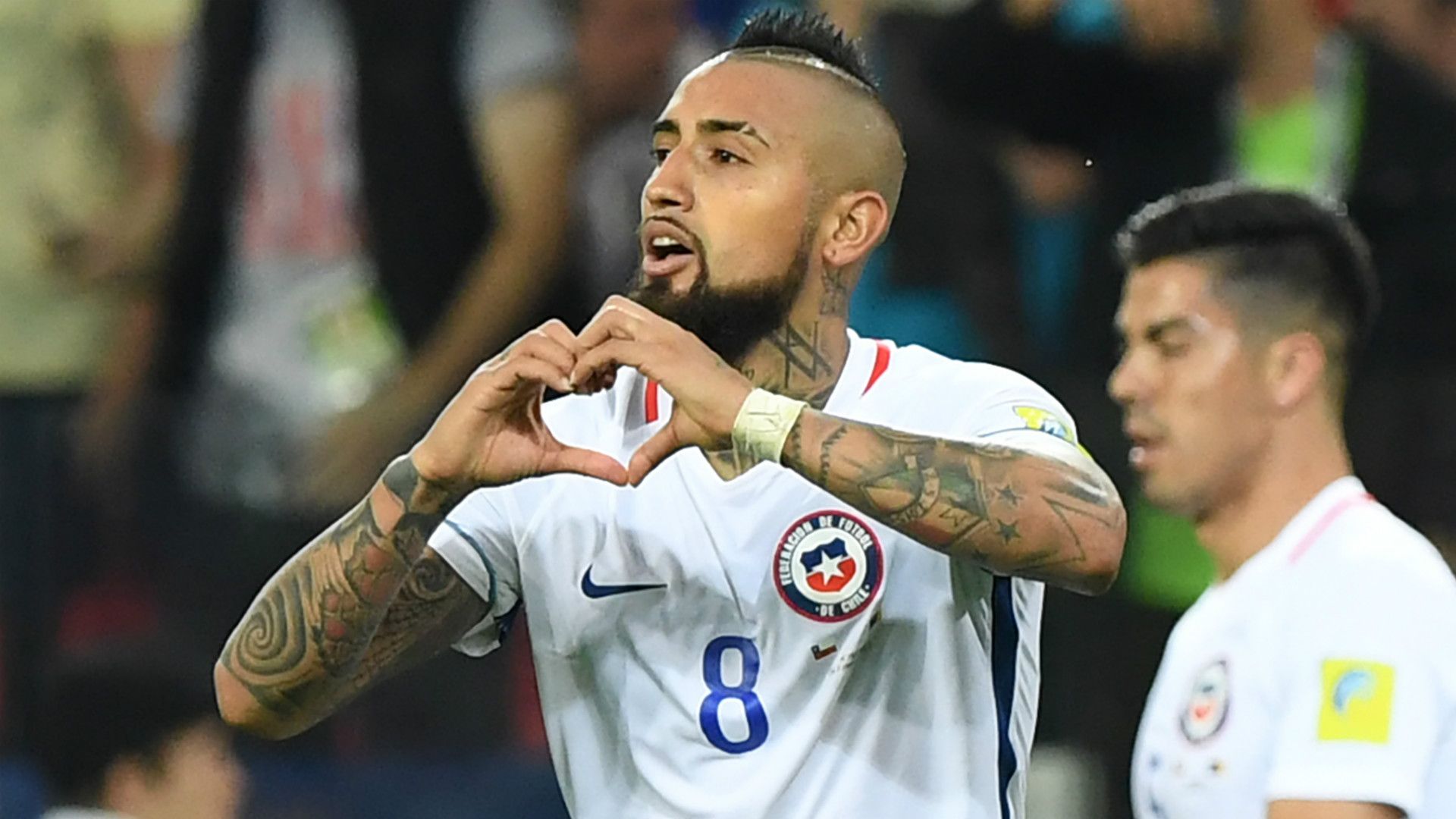 Arturo Vidal Chile Confed Cup 18062017