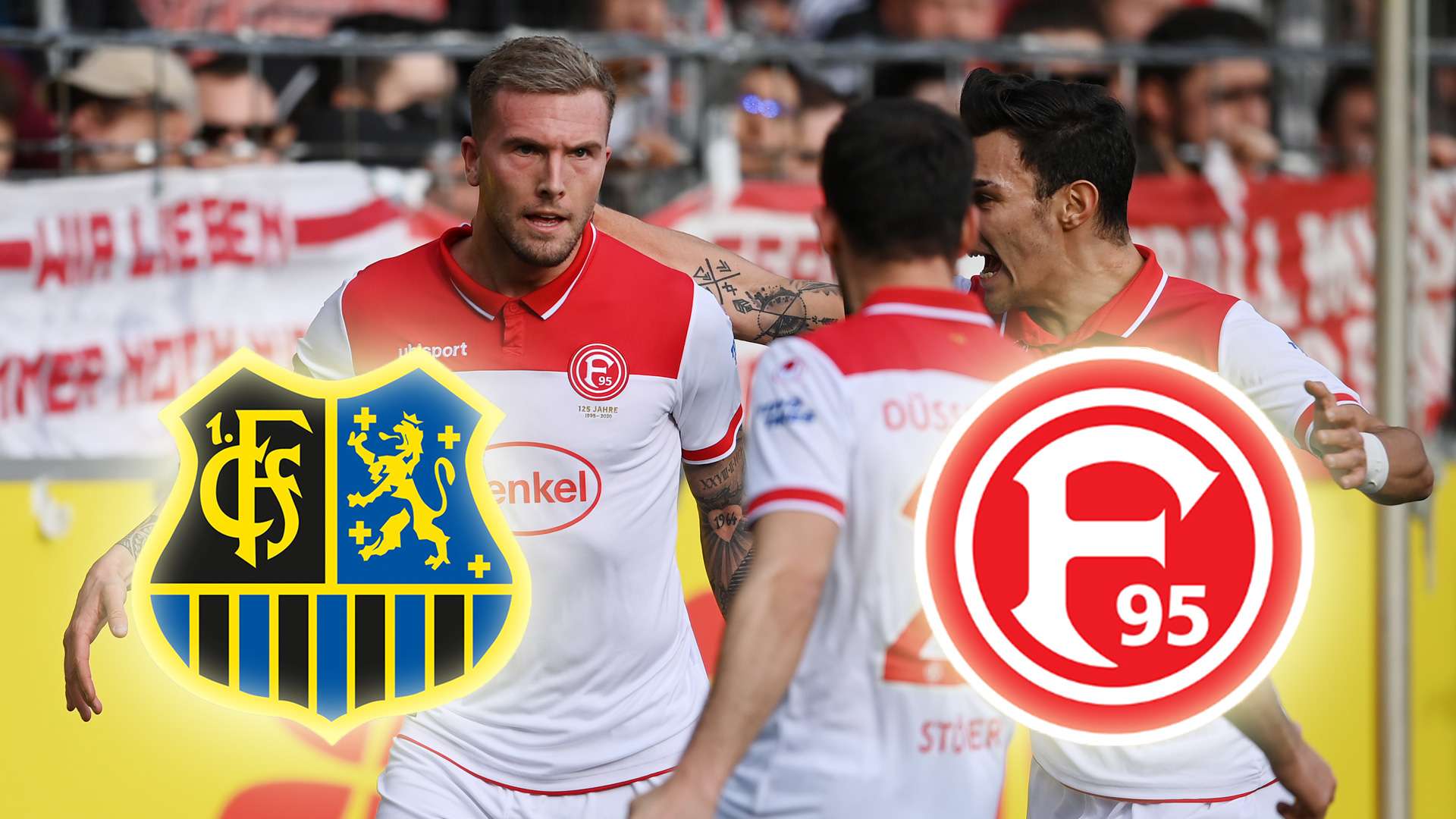 GFX 1. FC Saarbrücken Fortuna Düsseldorf DFB-Pokal TV LIVE-STREAM