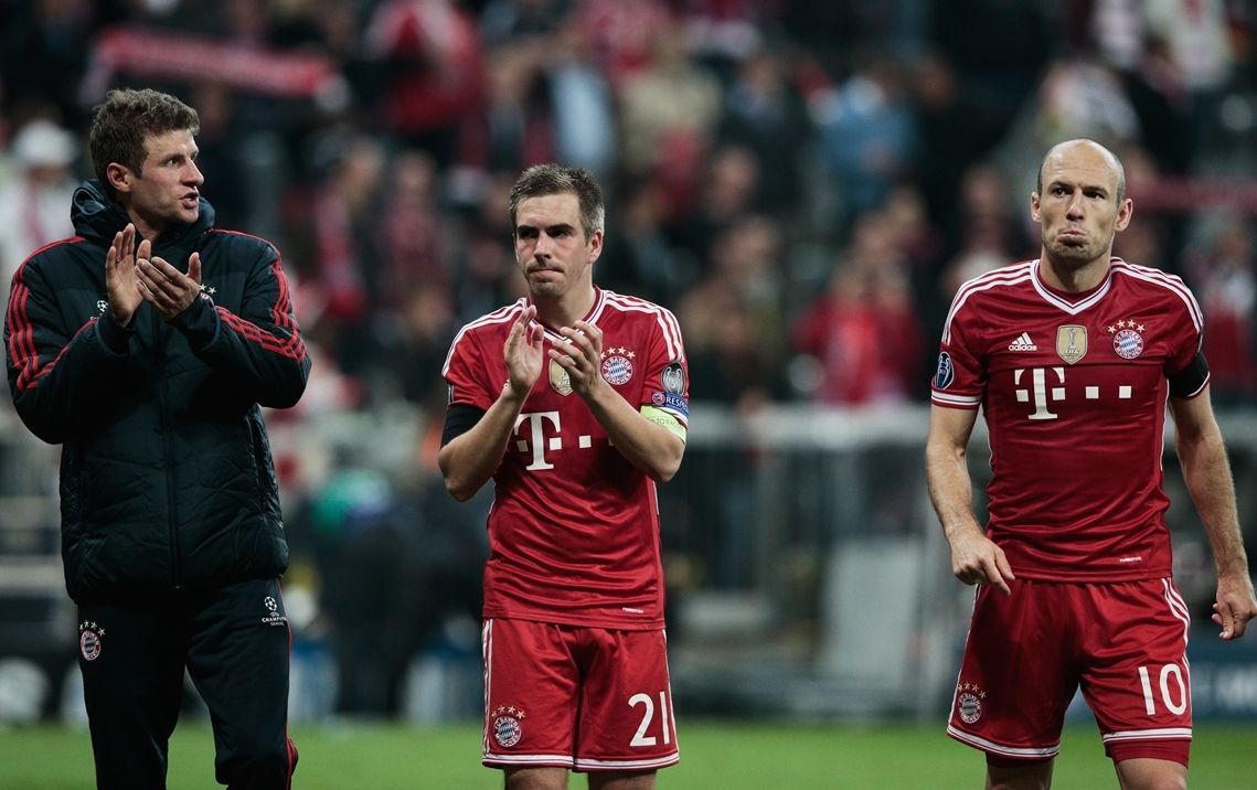 FC Bayern Munich Philipp Lahm Thomas Müller Arjen Robben