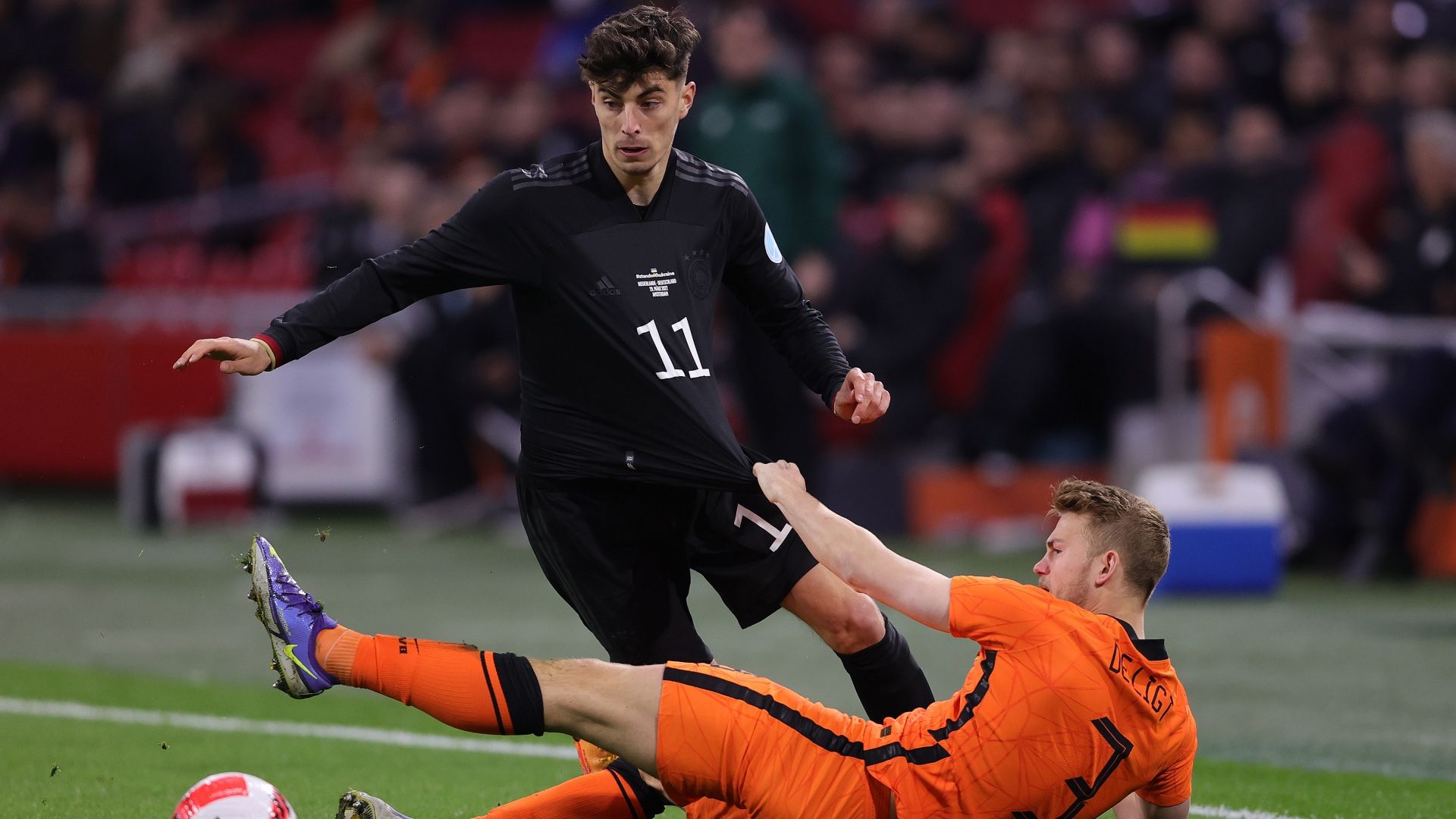 Matthijs de Ligt Kai Havertz Netherlands Germany 2022