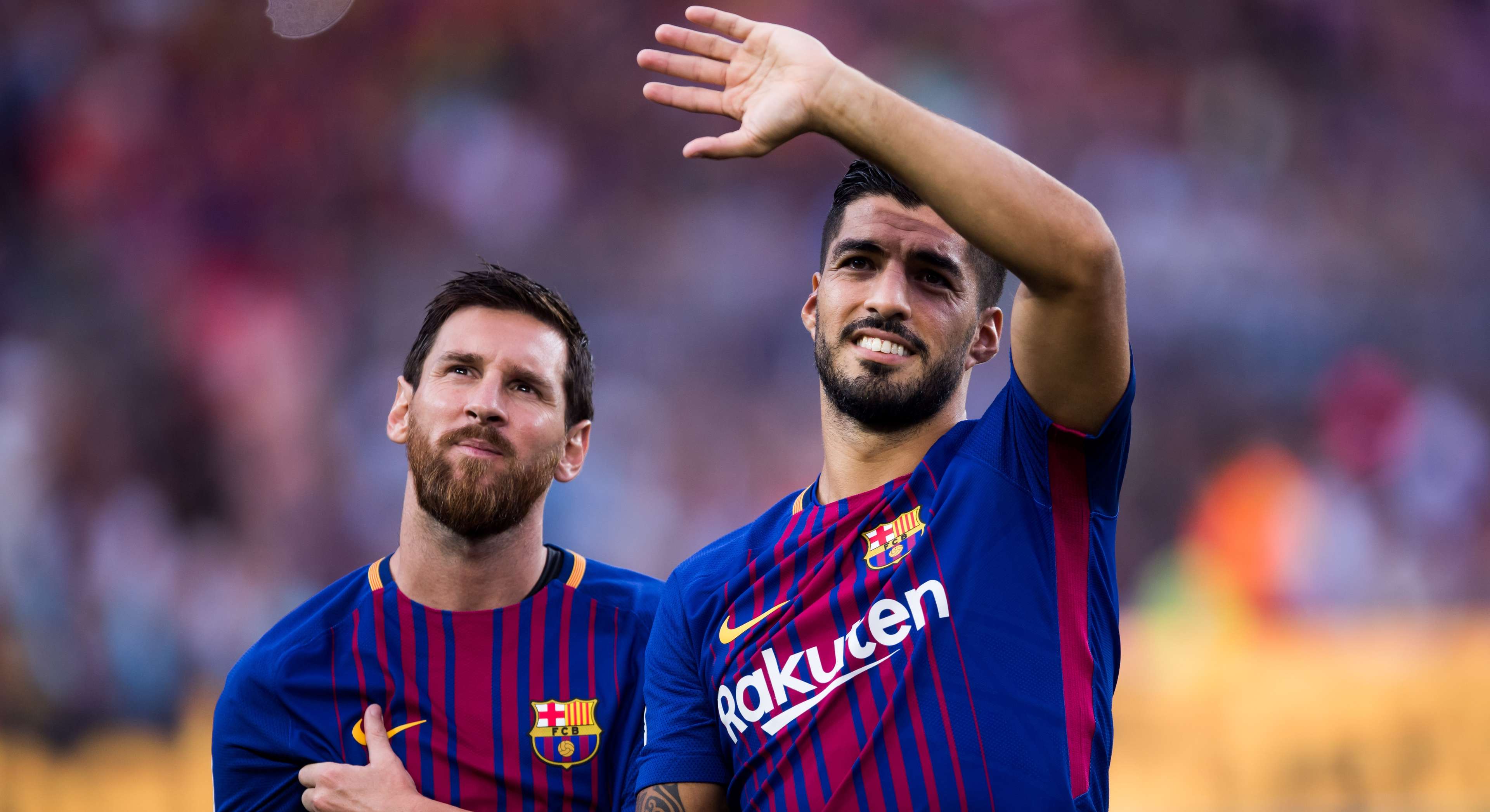 Lionel Messi Luis Suarez Barcelona Chapecoense Joan Gamper Cup