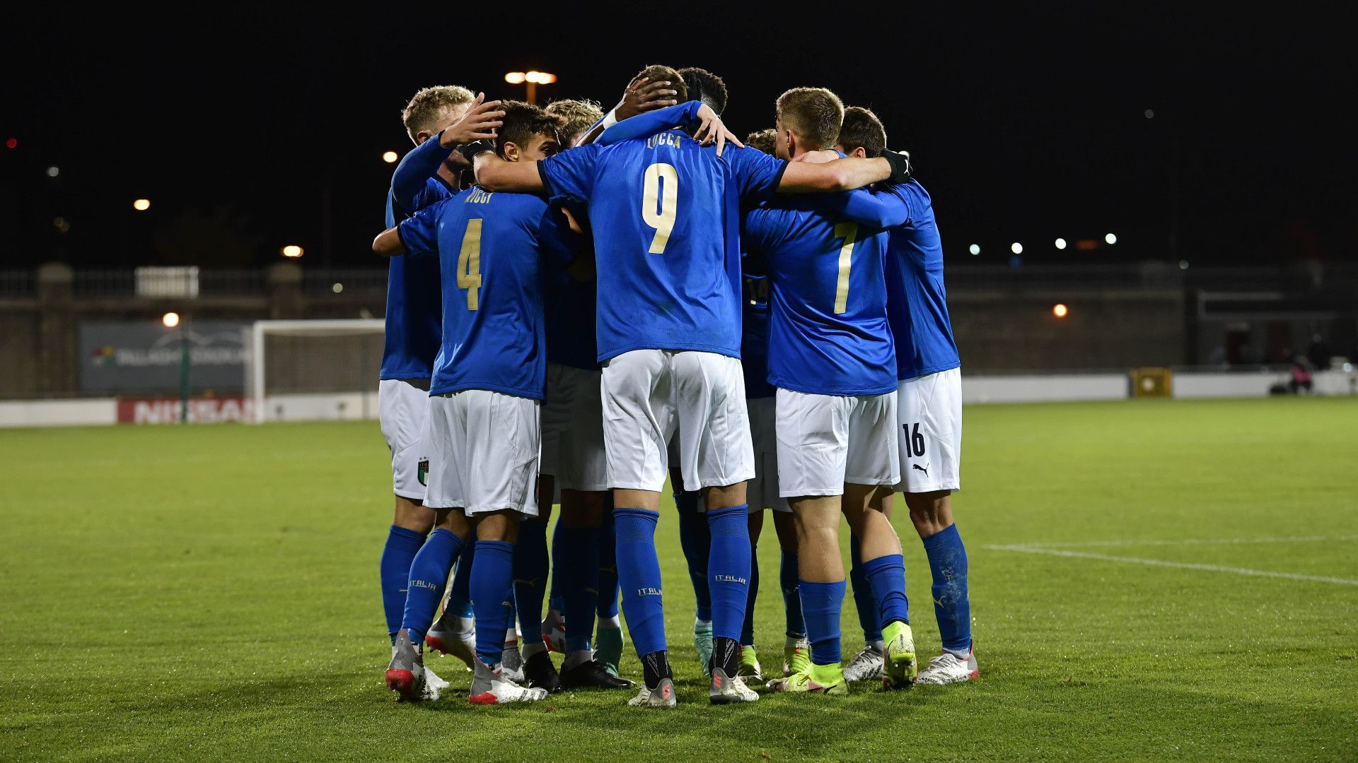 Ireland Italy Under 21 celebration