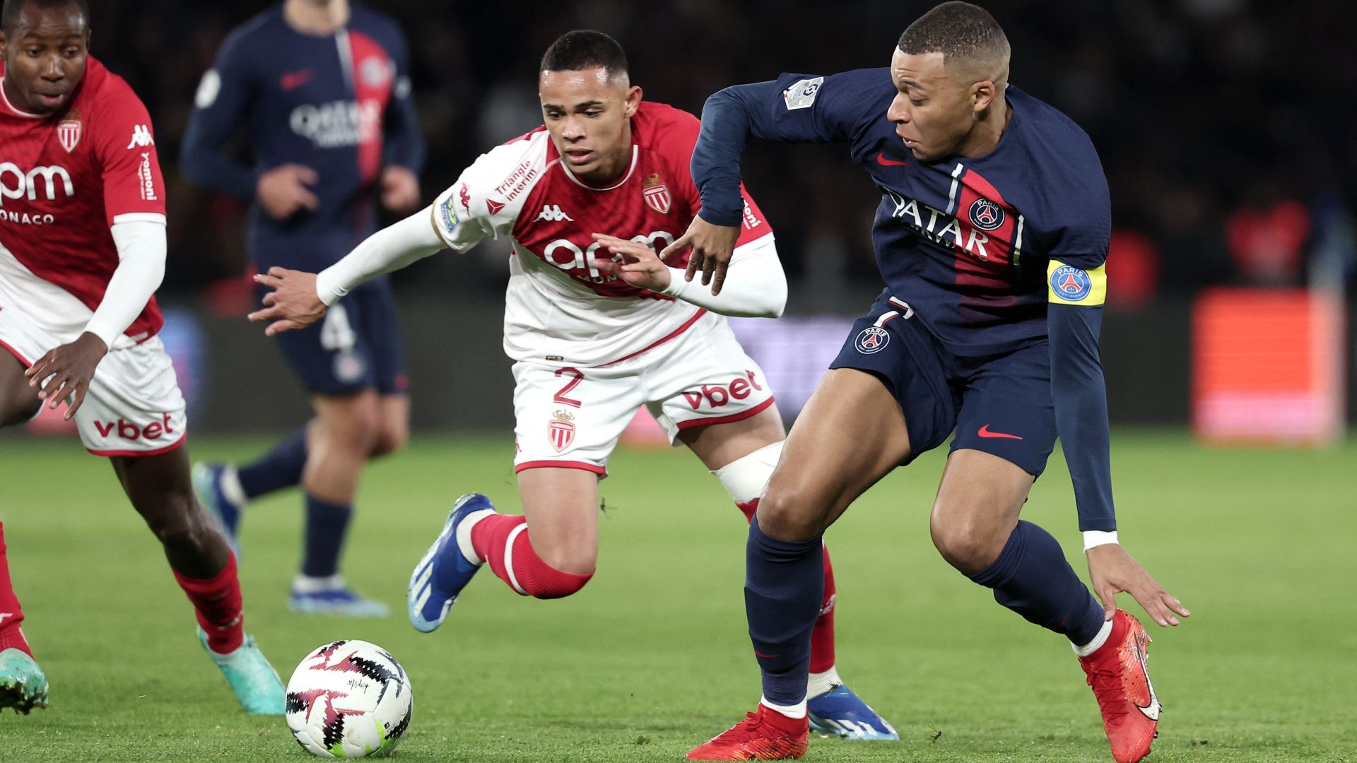 Kylian Mbappe PSG Monaco Ligue 1 24112023