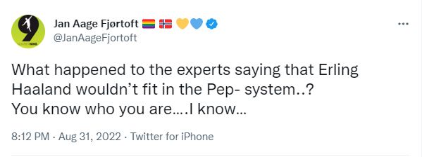 Haaland Tweet 5