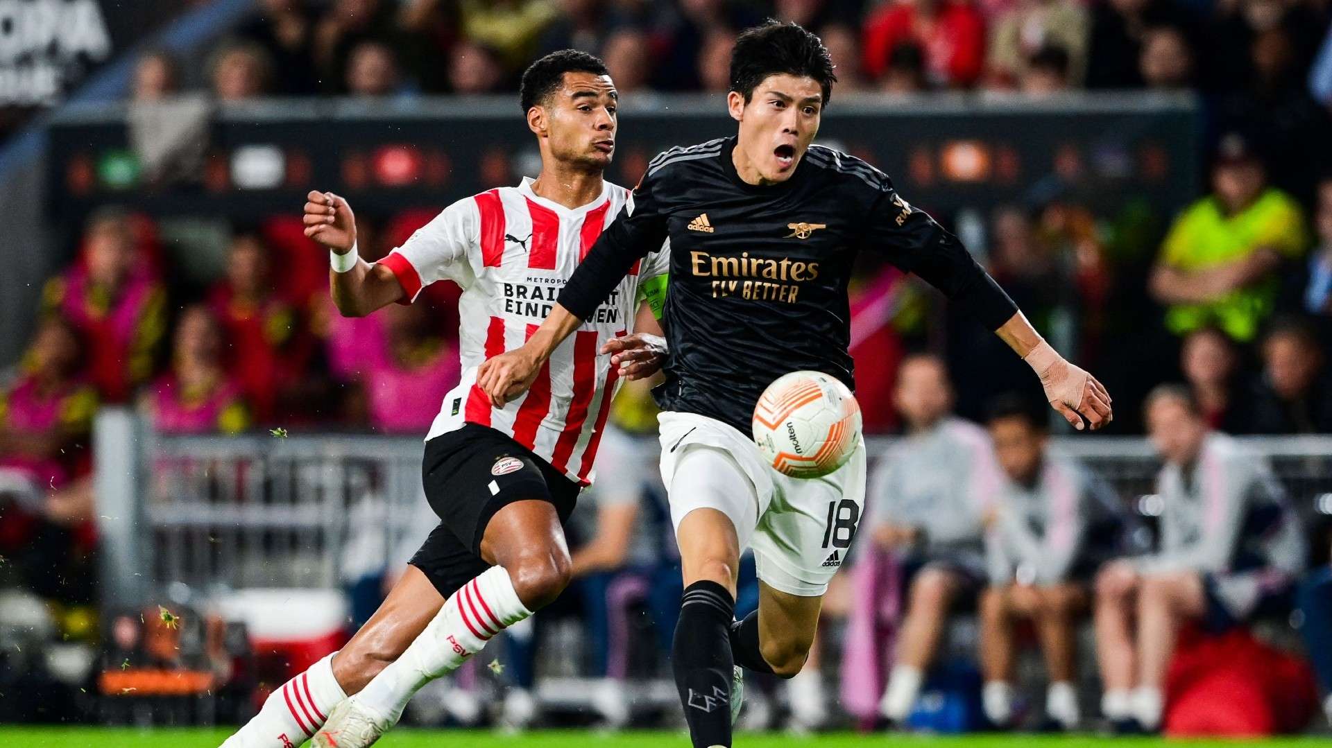 tomiyasu arsenal psv