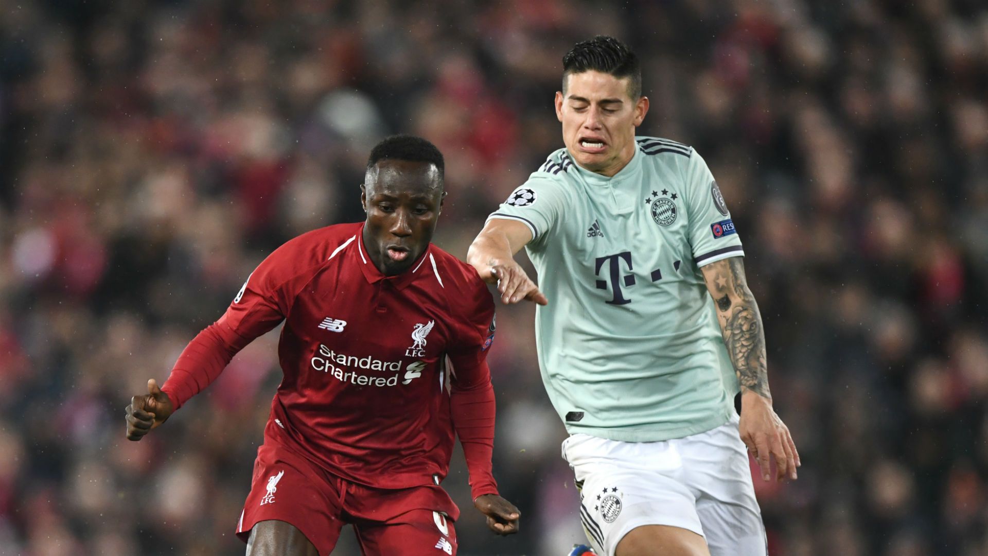 James Rodríguez Liverpool - Bayern Munich Champions League