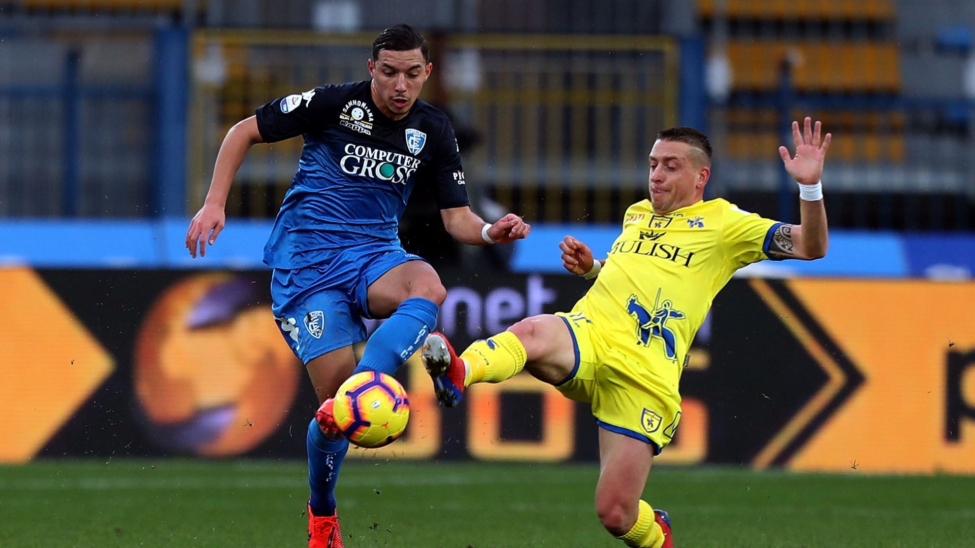 Emanuele Giaccherini Ismael Bennacer Empoli Chievo Serie A