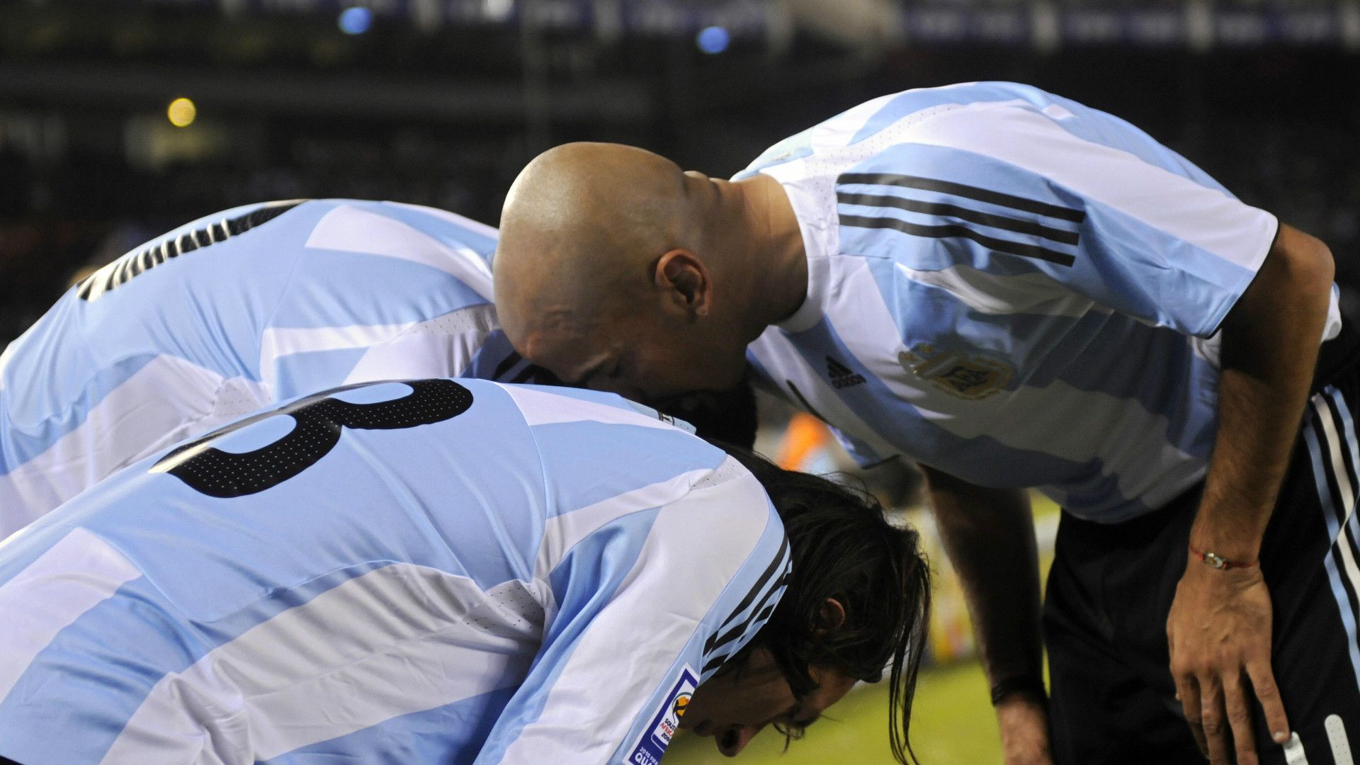 Lionel Messi Juan Roman Riquelme Argentina