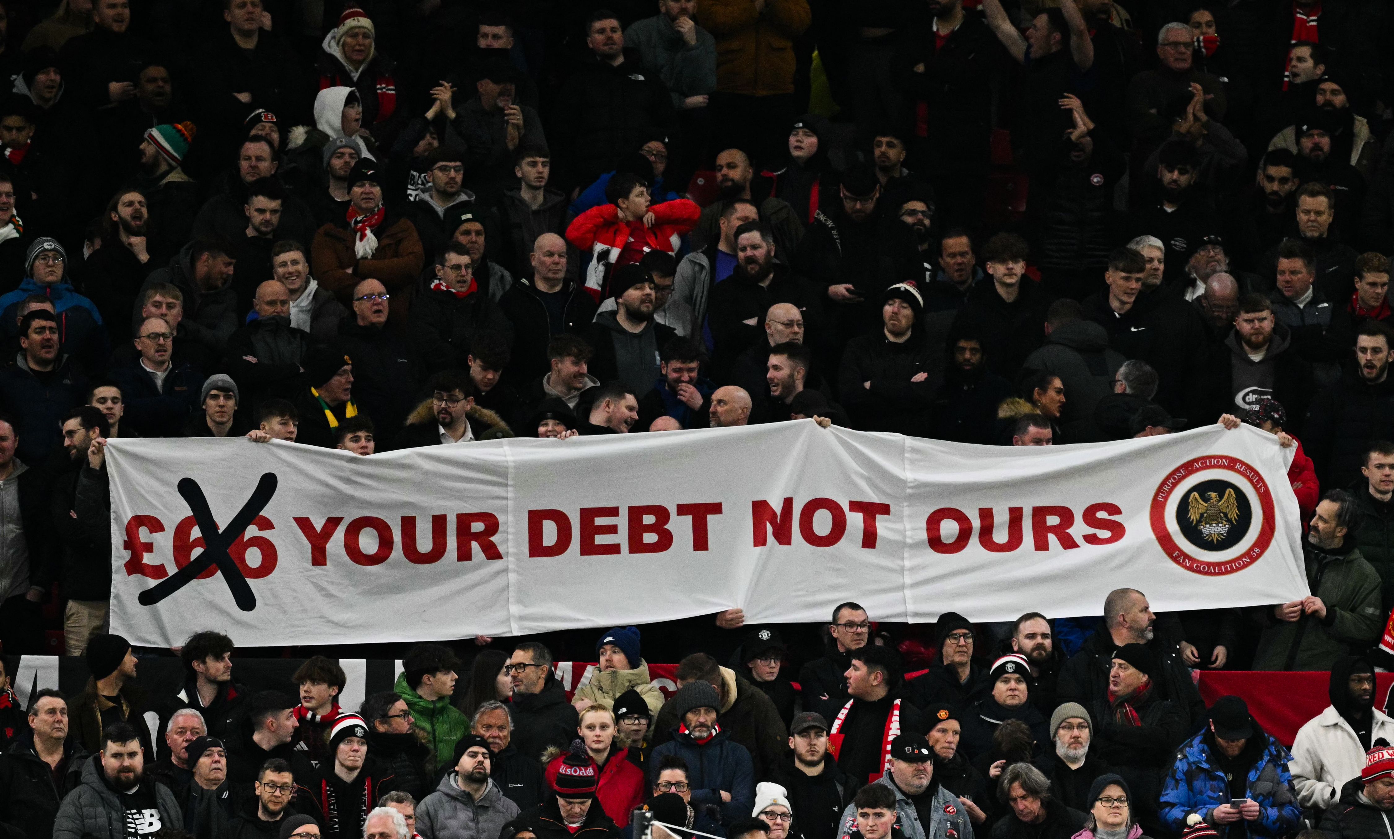 Man Utd fan protest Ratcliffe