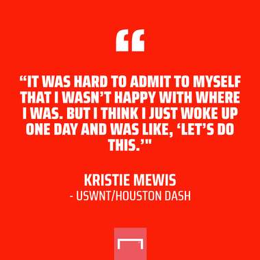 Kristie Mewis quote GFX