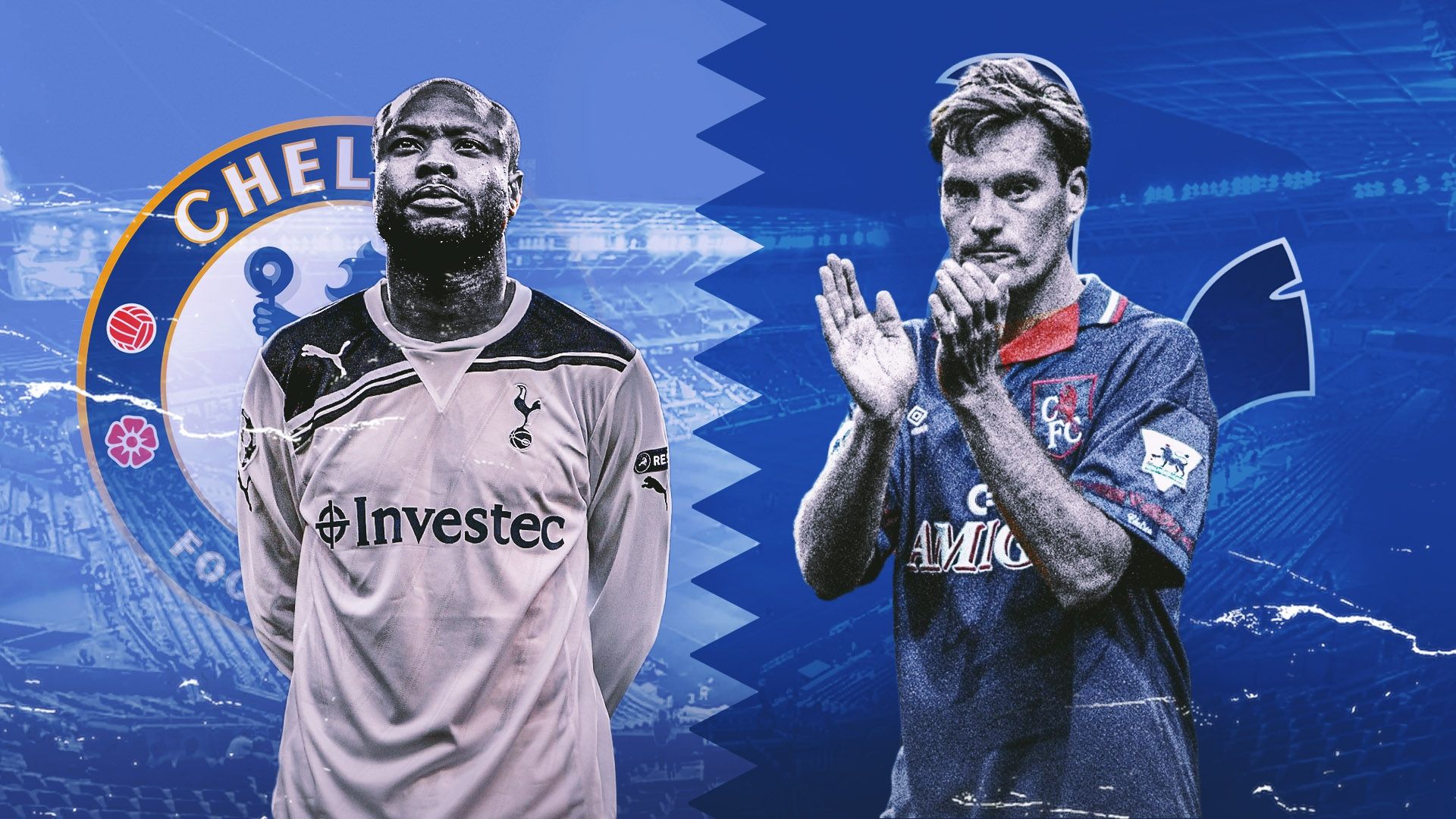 William Gallas and Glenn Hoddle played for both Chelsea and Spurs