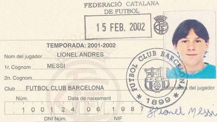 Messi carnet