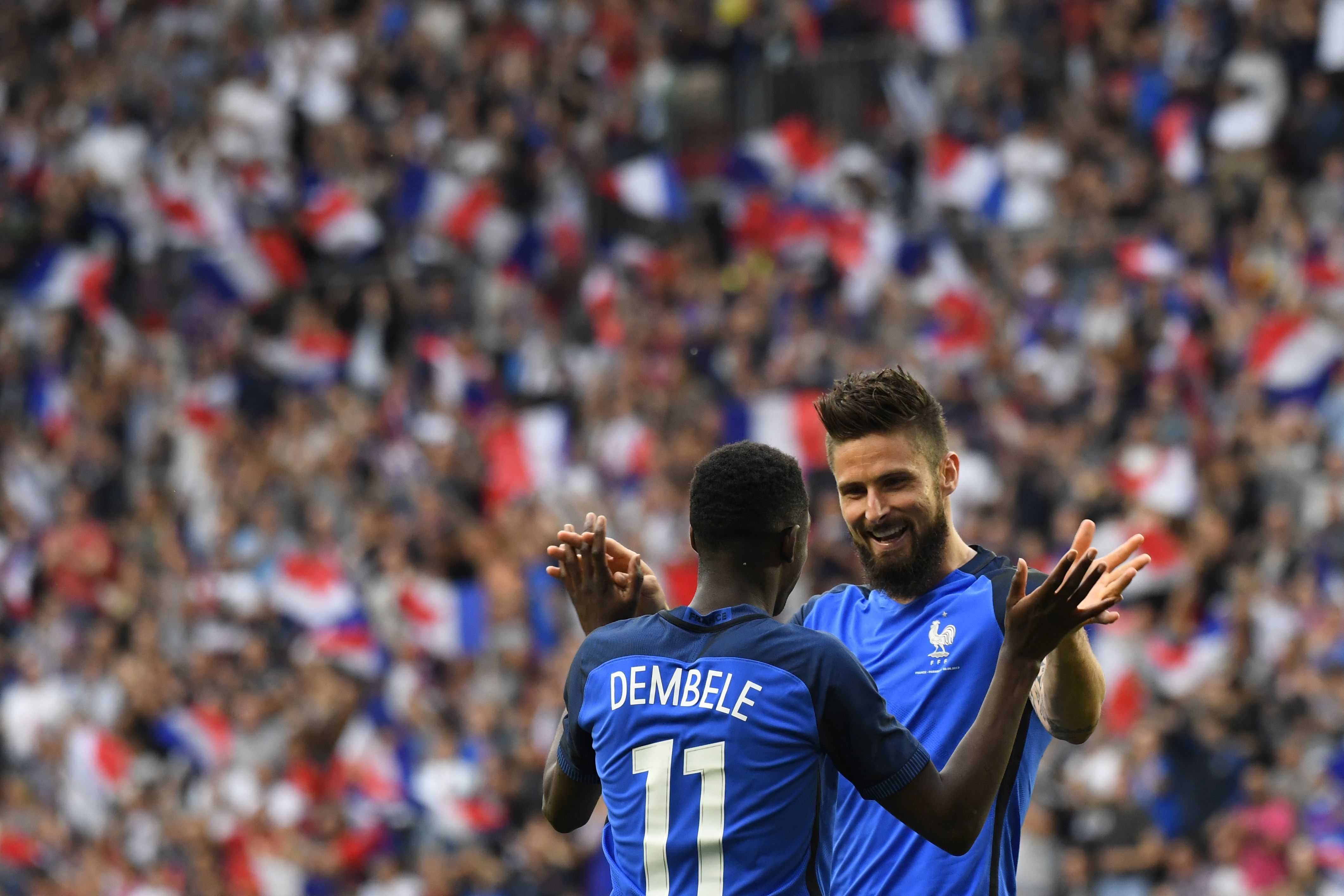 Olivier Giroud France Paraguay Friendly 02062017