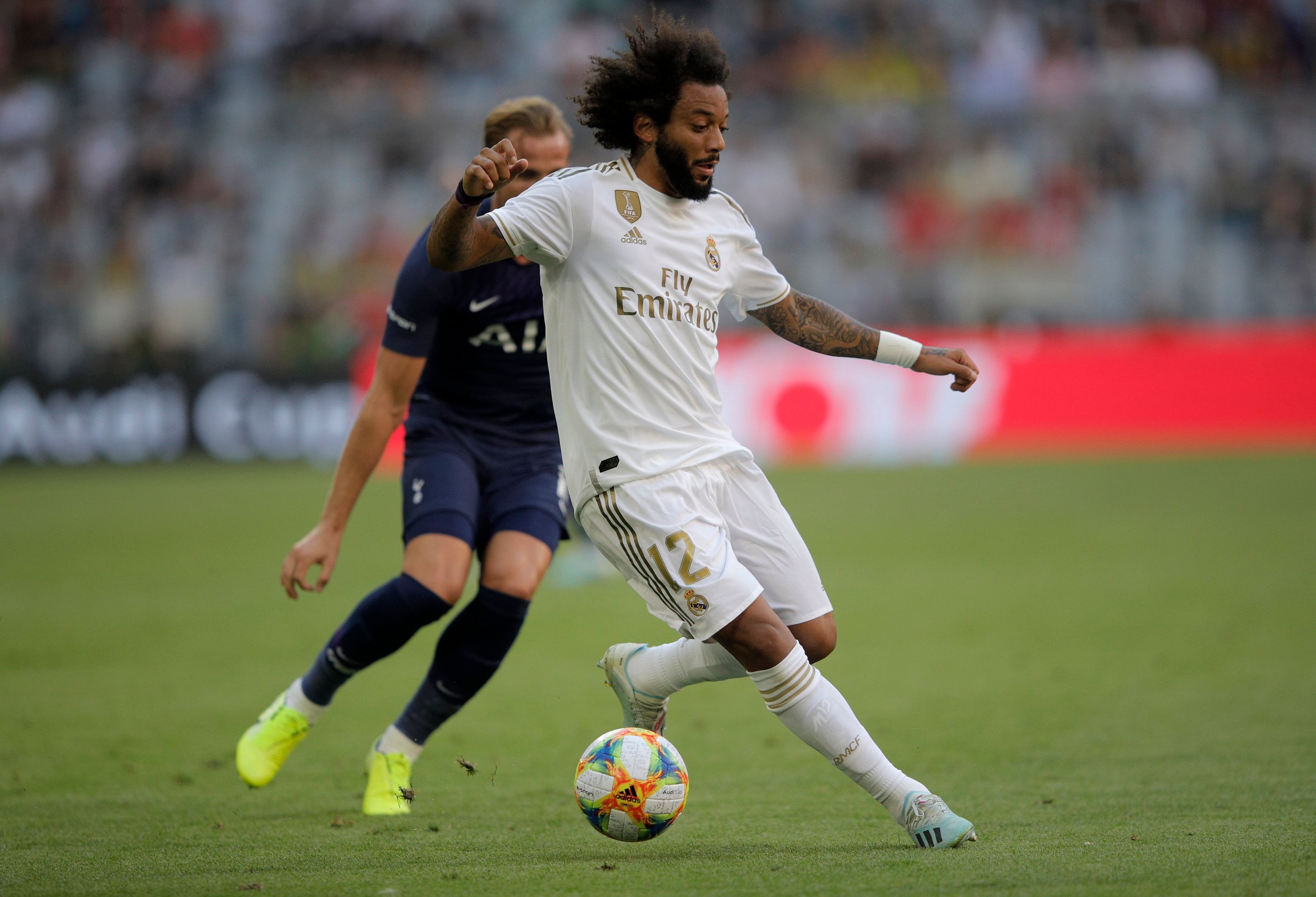 Marcelo Real Madrid Tottenham Audi Cup