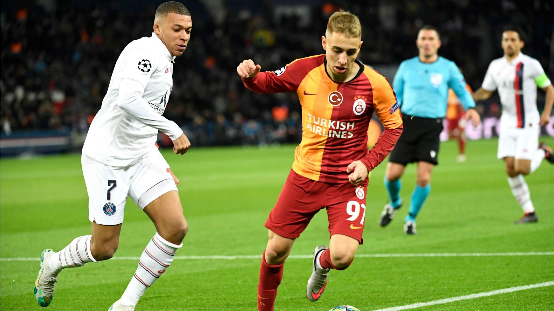 Emre Mor Kylian Mbappe PSG Galatasaray 2019