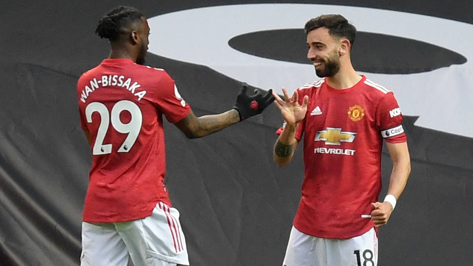 Bruno Fernandes Aaron Wan-Bissaka Manchester United