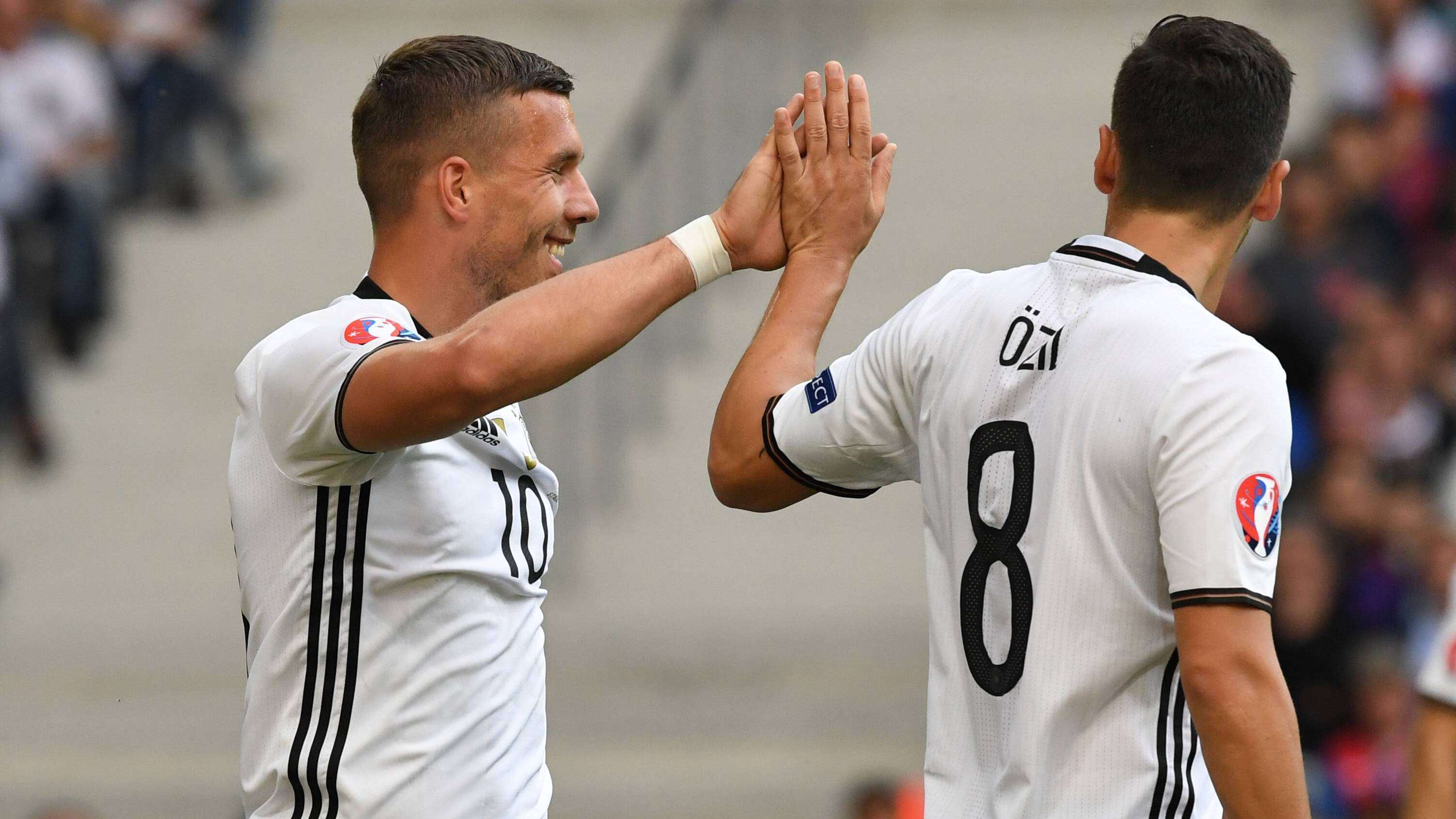 GER ONLY Lukas Podolski Mesut Özil