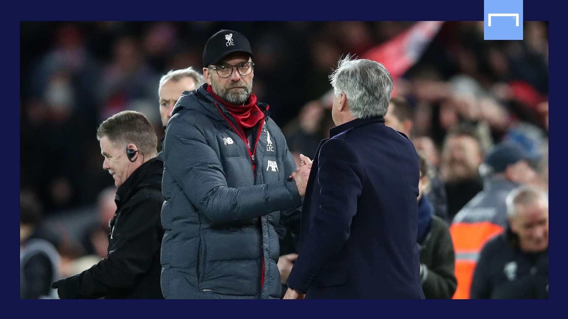Jurgen Klopp Carlo Ancelotti Liverpool Everton GFX