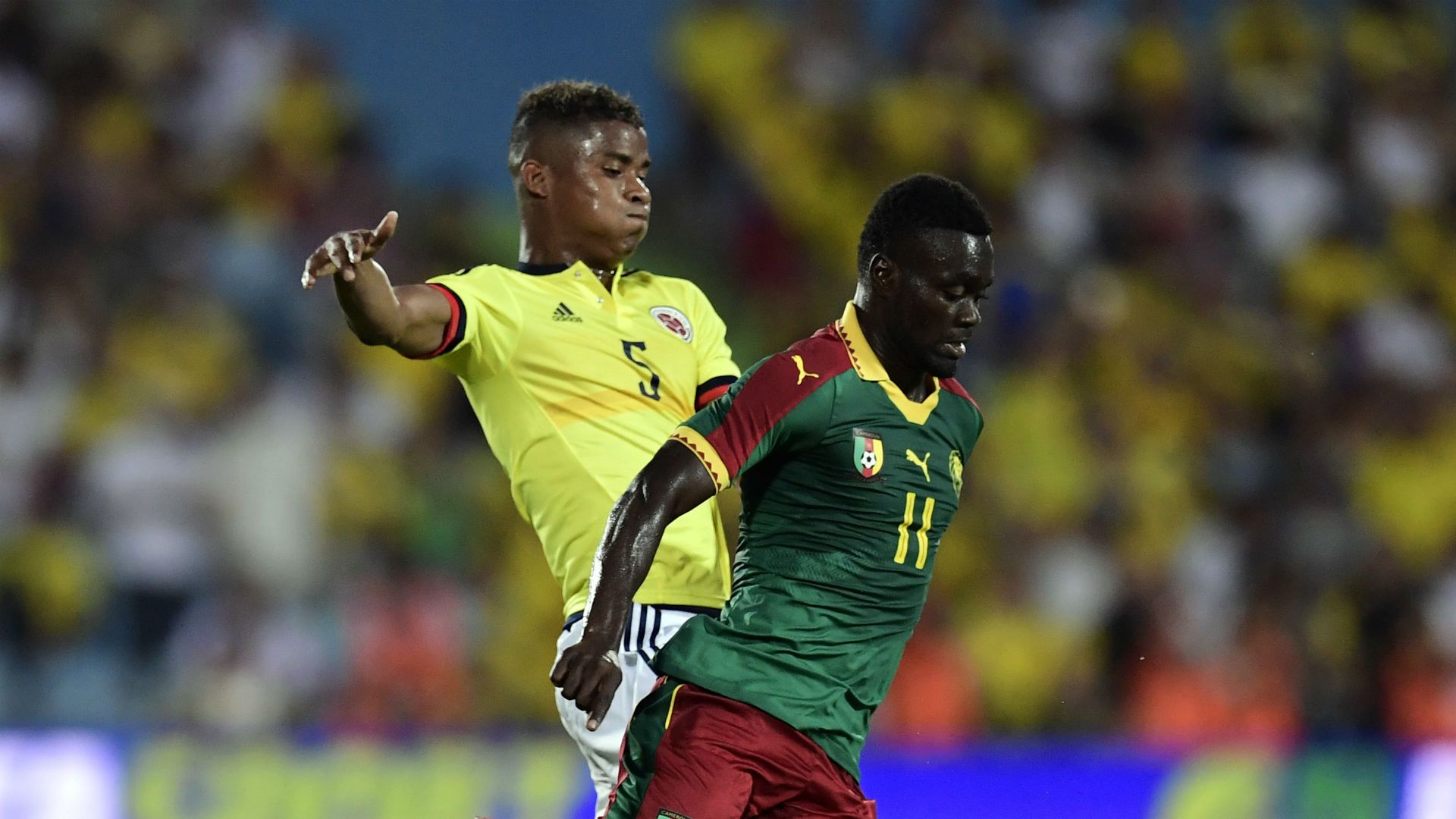Wilmar Barrios Colombia vs Camerún amistoso 2017