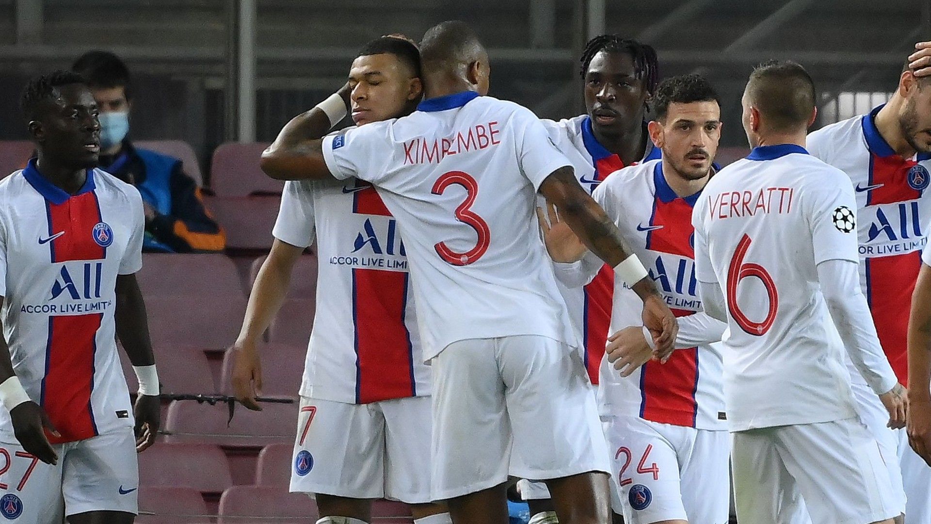 PSG Barcelona Champions League 2021