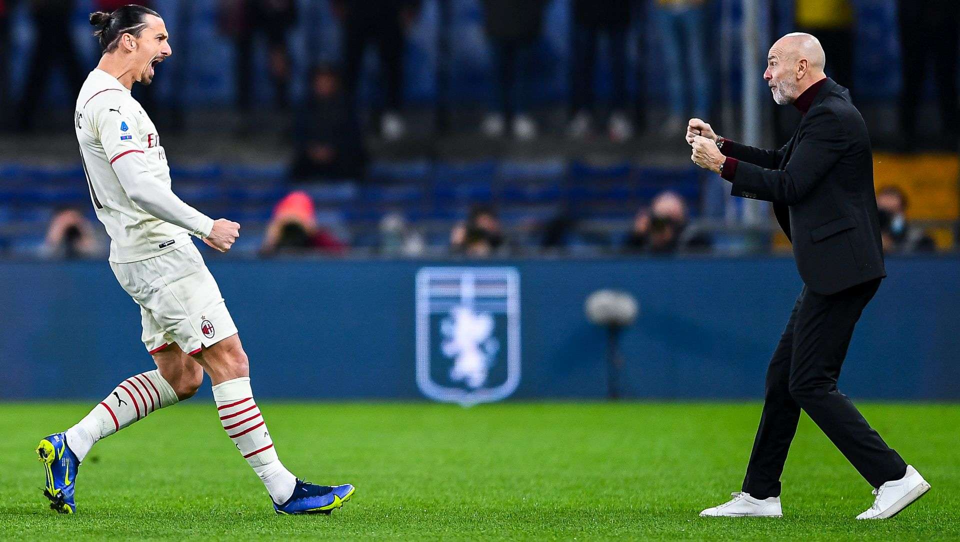 Ibrahimovic Pioli Milan 2021 2022