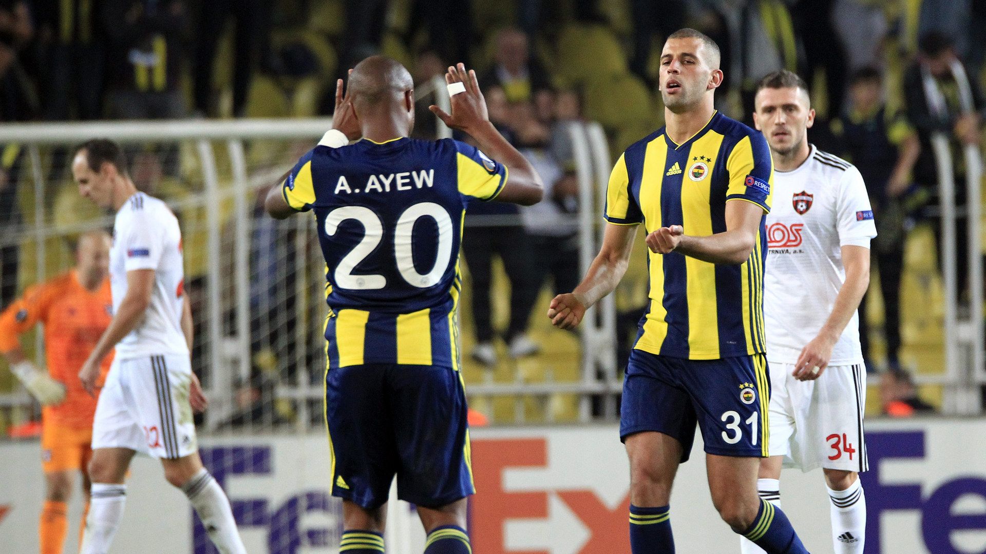 Andre Ayew, Islam Slimani