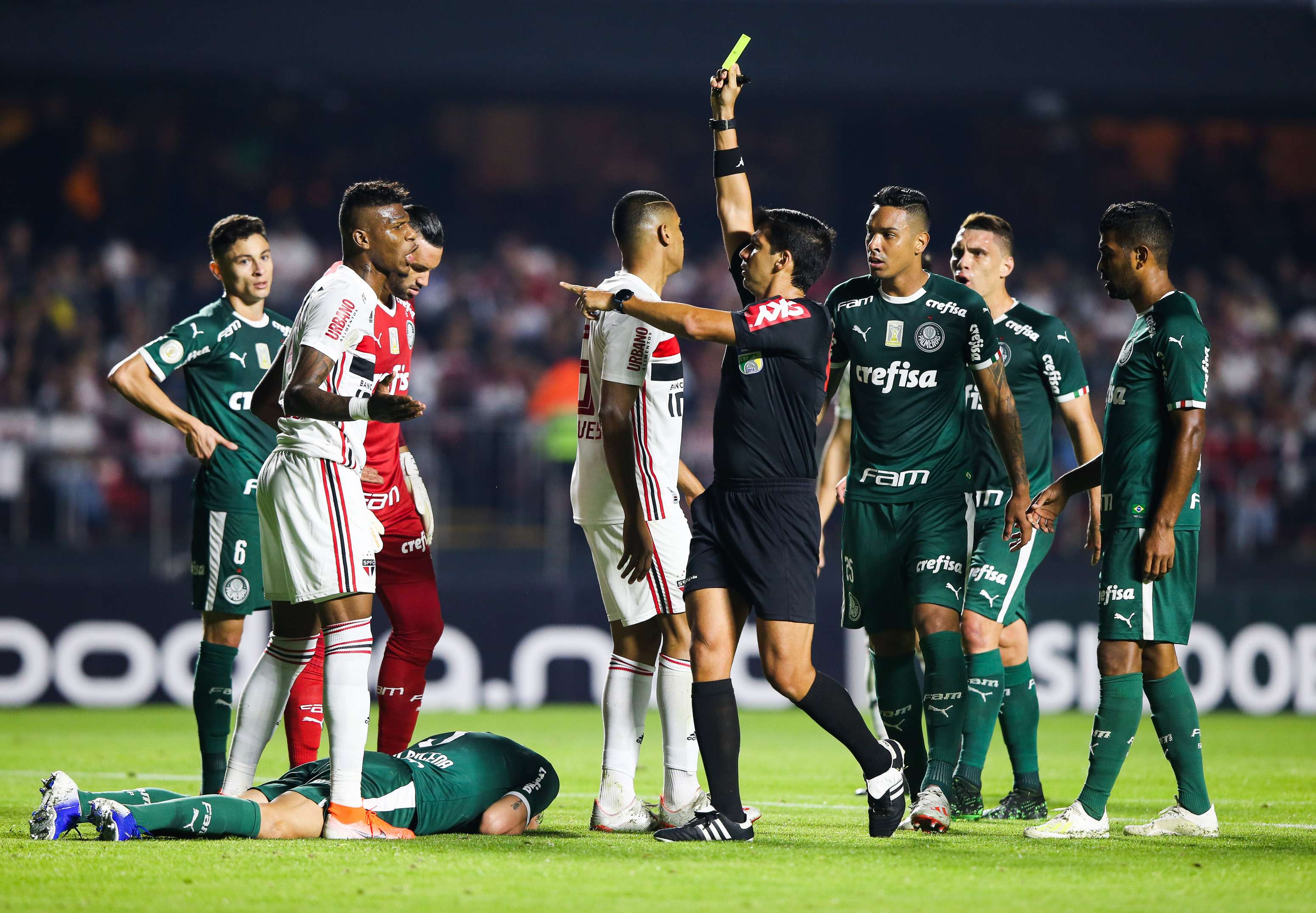 Arboleda Palmeiras Cartão Amarelo