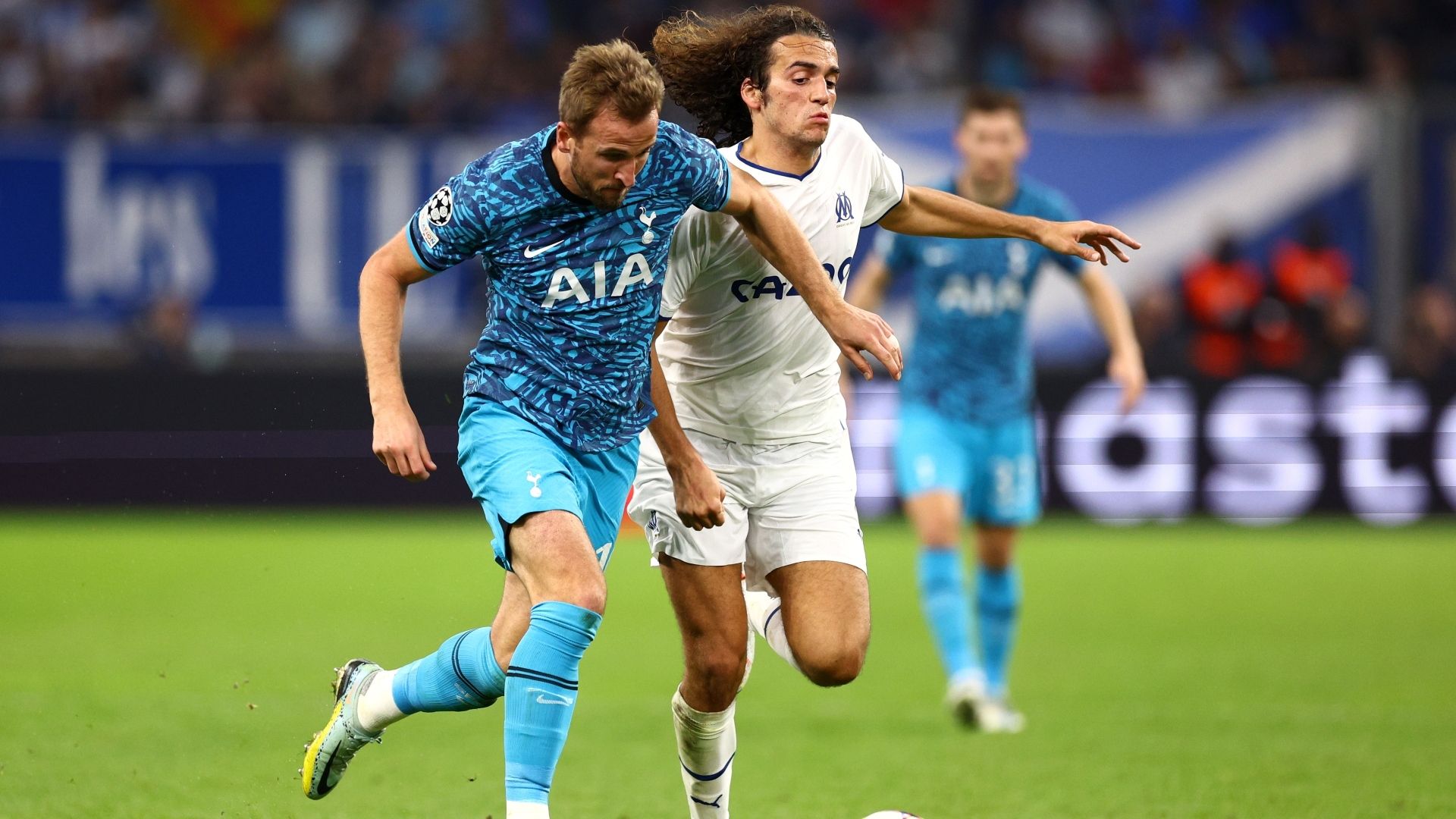 Harry Kane Matteo Guendouzi Marseille Tottenham Champions League 01112022