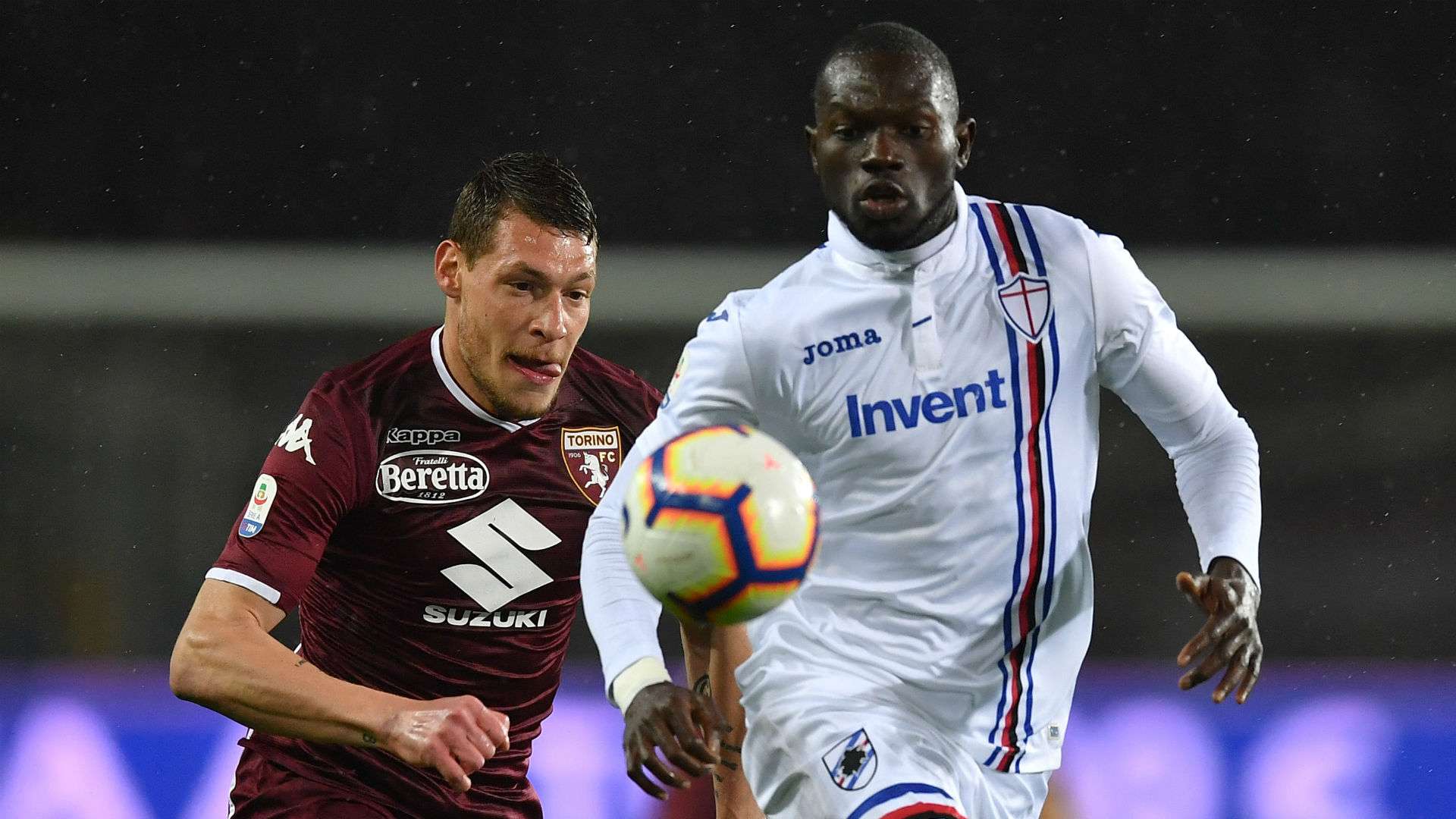 Belotti Colley Torino Sampdoria