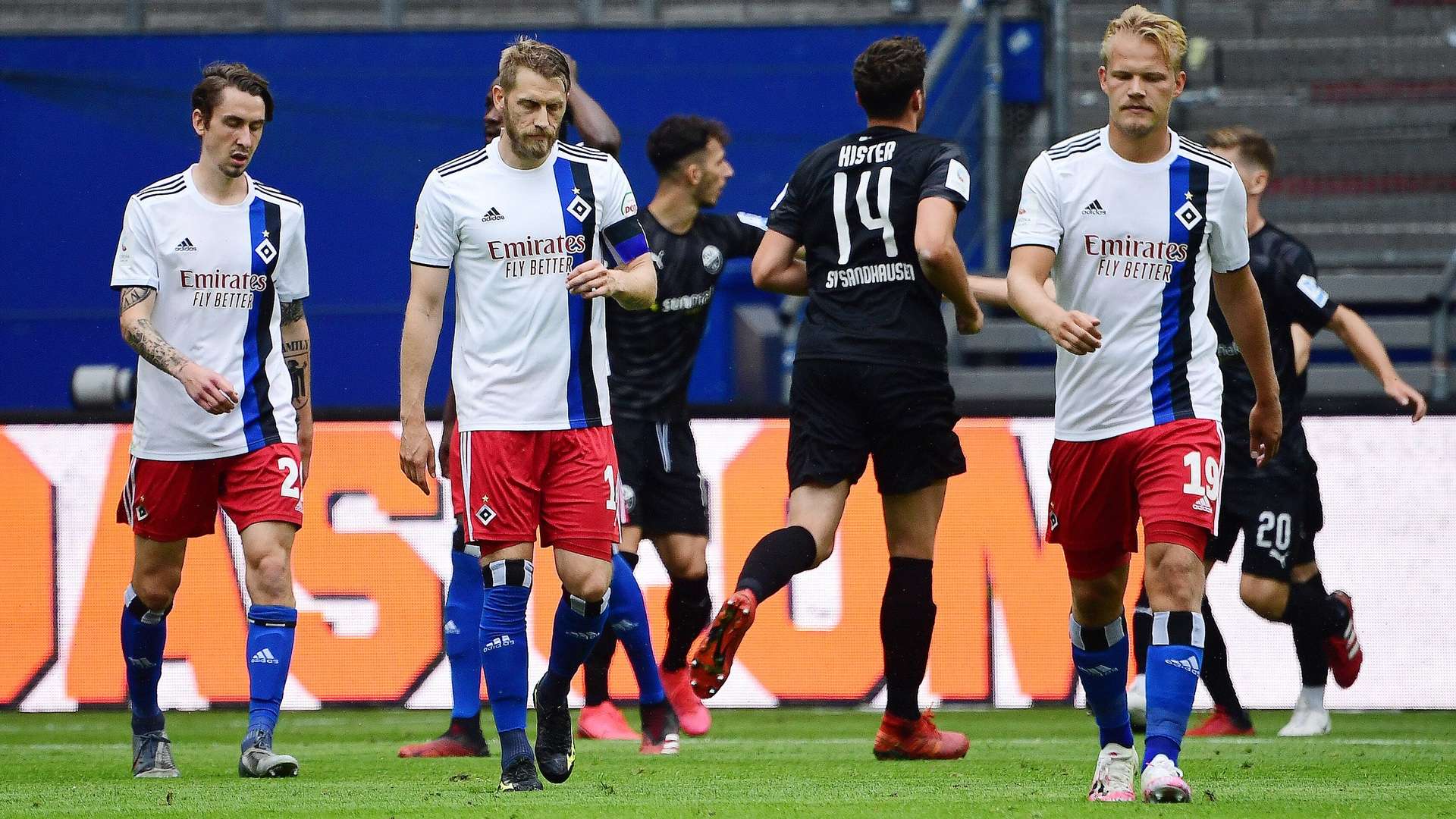 ONLY GERMANY Aaron Hunt Adrian Fein Joel Pohjanpalo Hamburger SV 2020