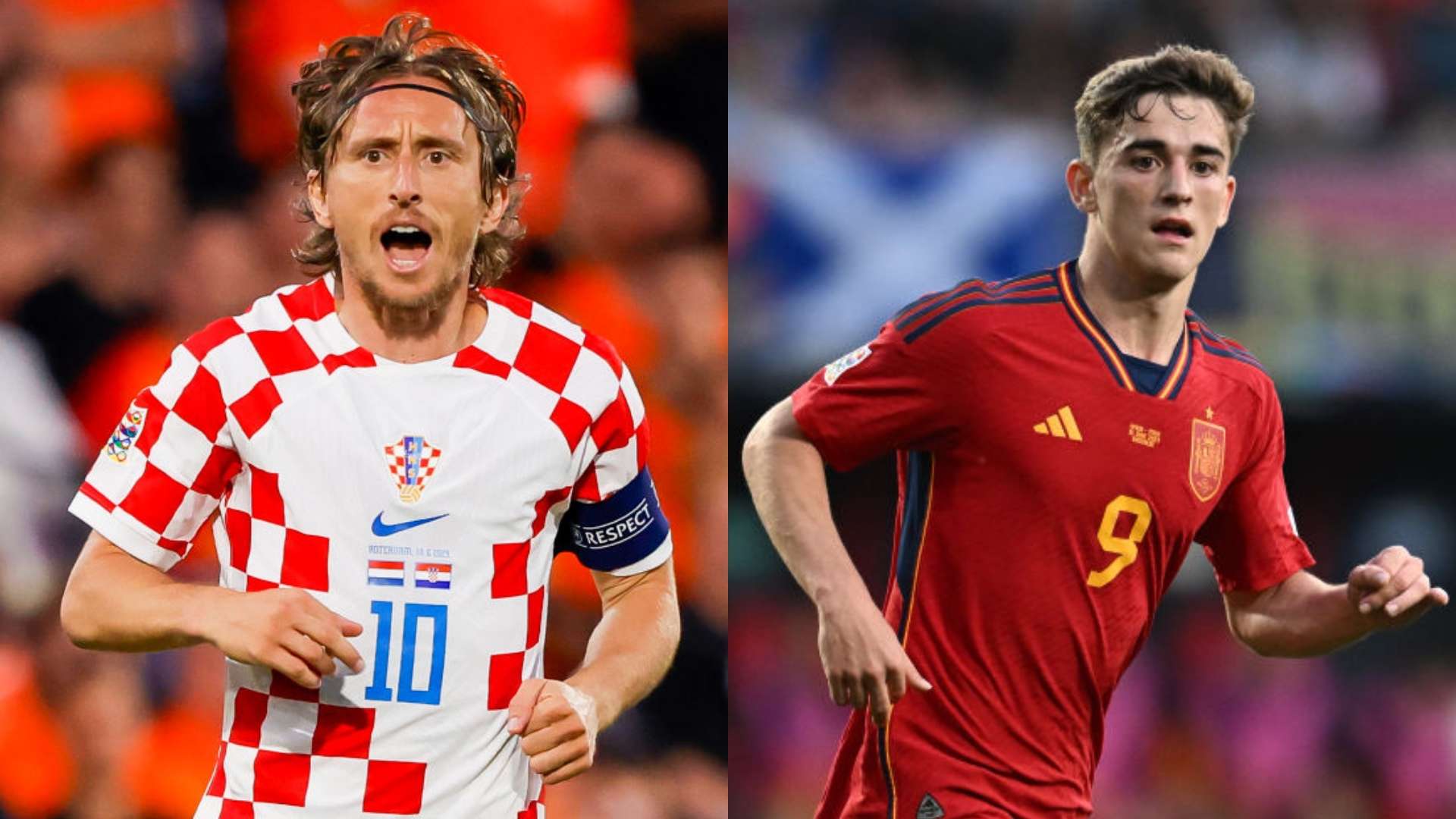 Modric Gavi Croatia Spain