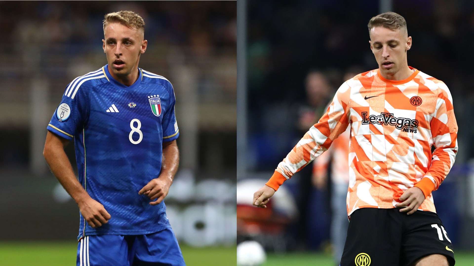 Frattesi collage Nazionale Inter