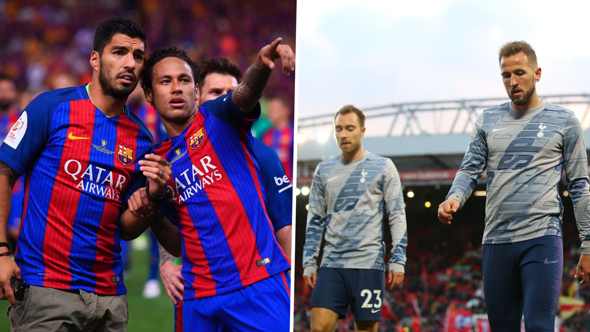 neymar suarez, kane erkisen