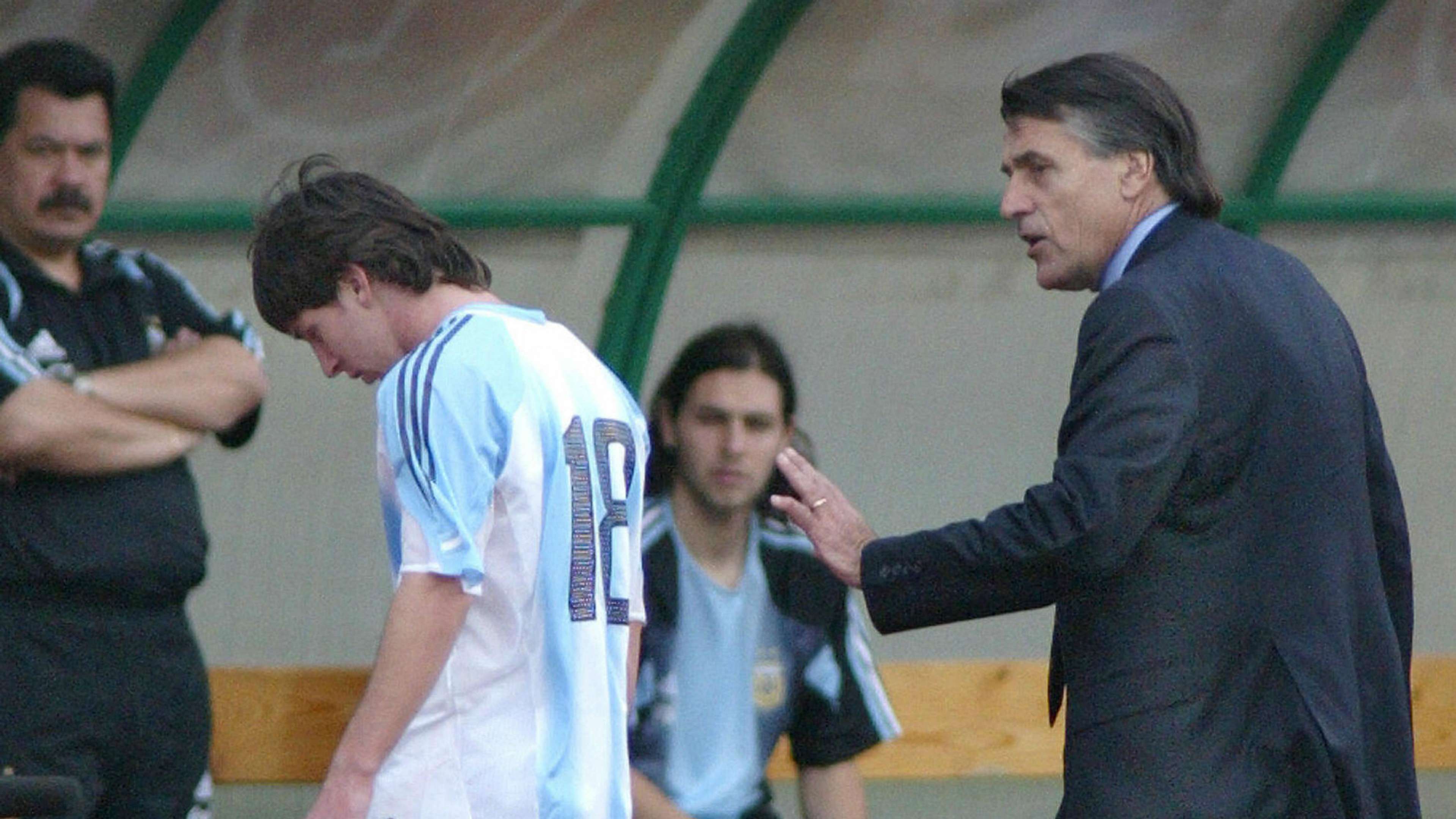 Lionel Messi Hugo Tocalli Argentina Hungria Budapest 17082005