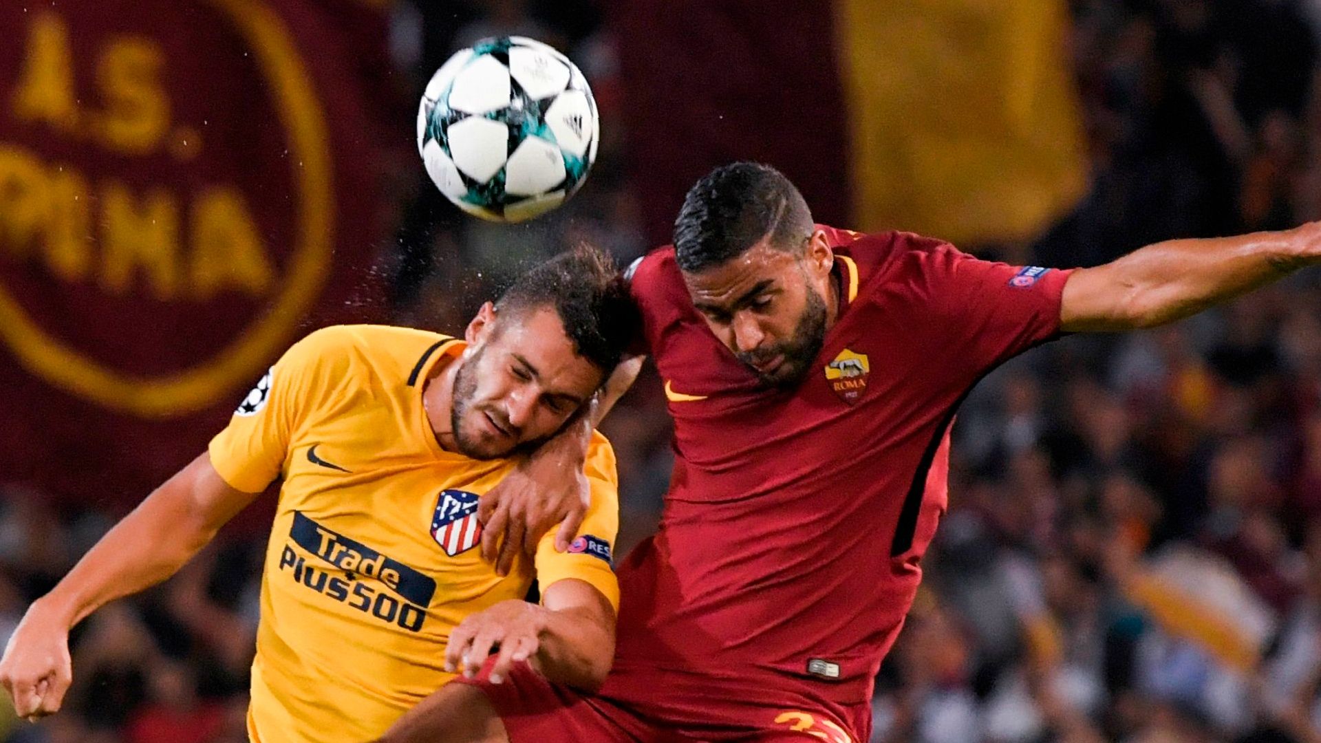 Koke Defrel Roma Atletico Madrid Champions League