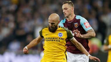 Bruno Saltor Marko Arnautovic Brighton West Ham