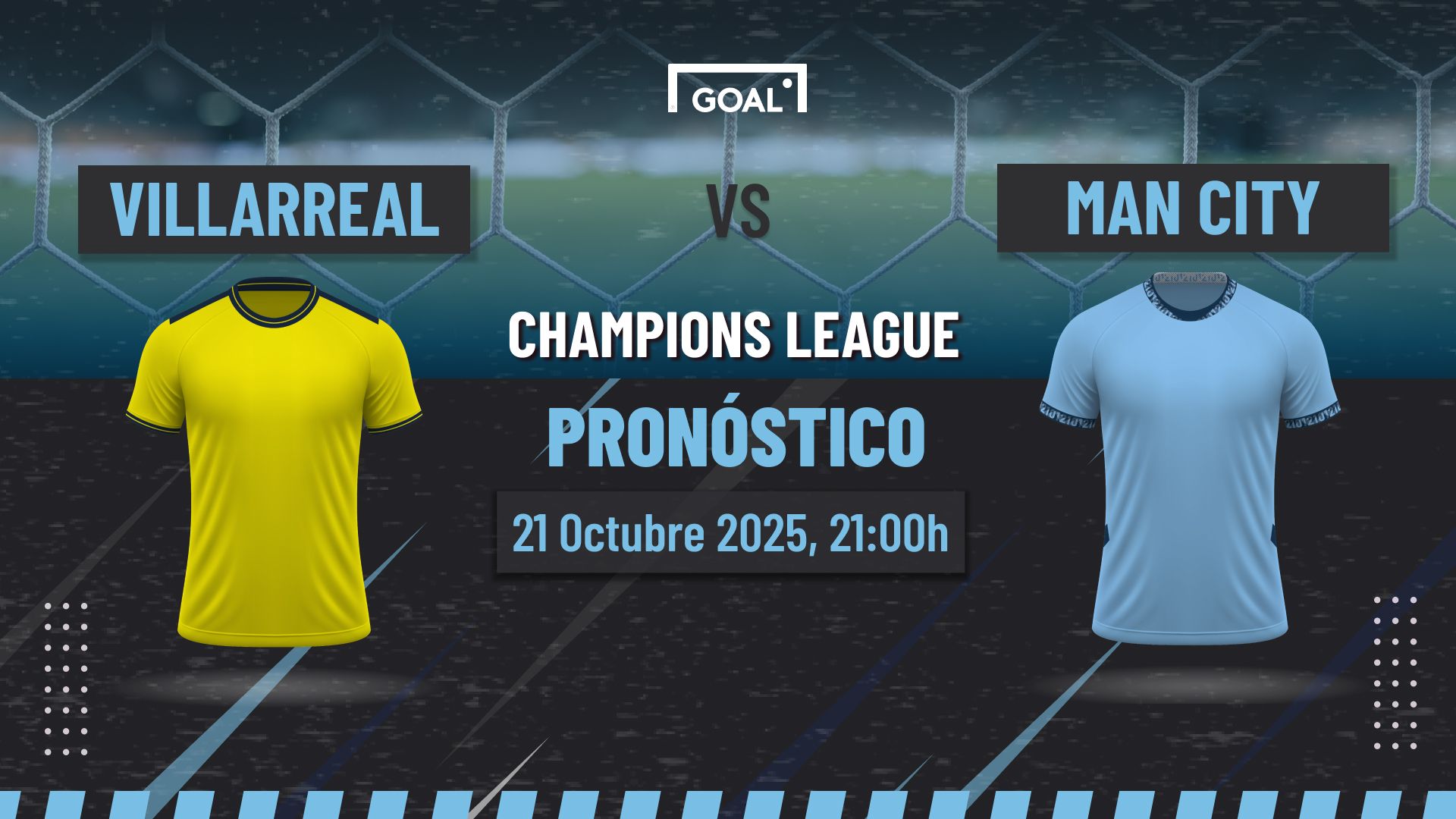 Villarreal vs Manchester City Pronóstico y Apuestas Champions League | 21/10/25