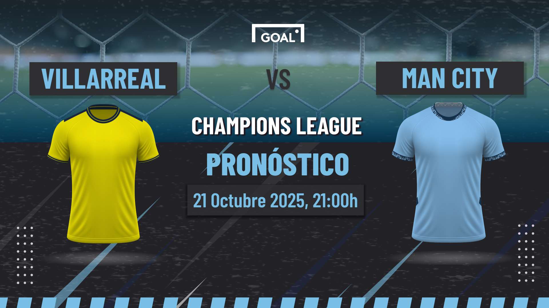 Villarreal vs Manchester City Pronóstico y Apuestas Champions League | 21/10/25
