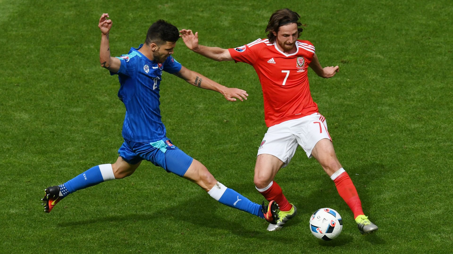 Joe Allen Wales Slovakia EURO