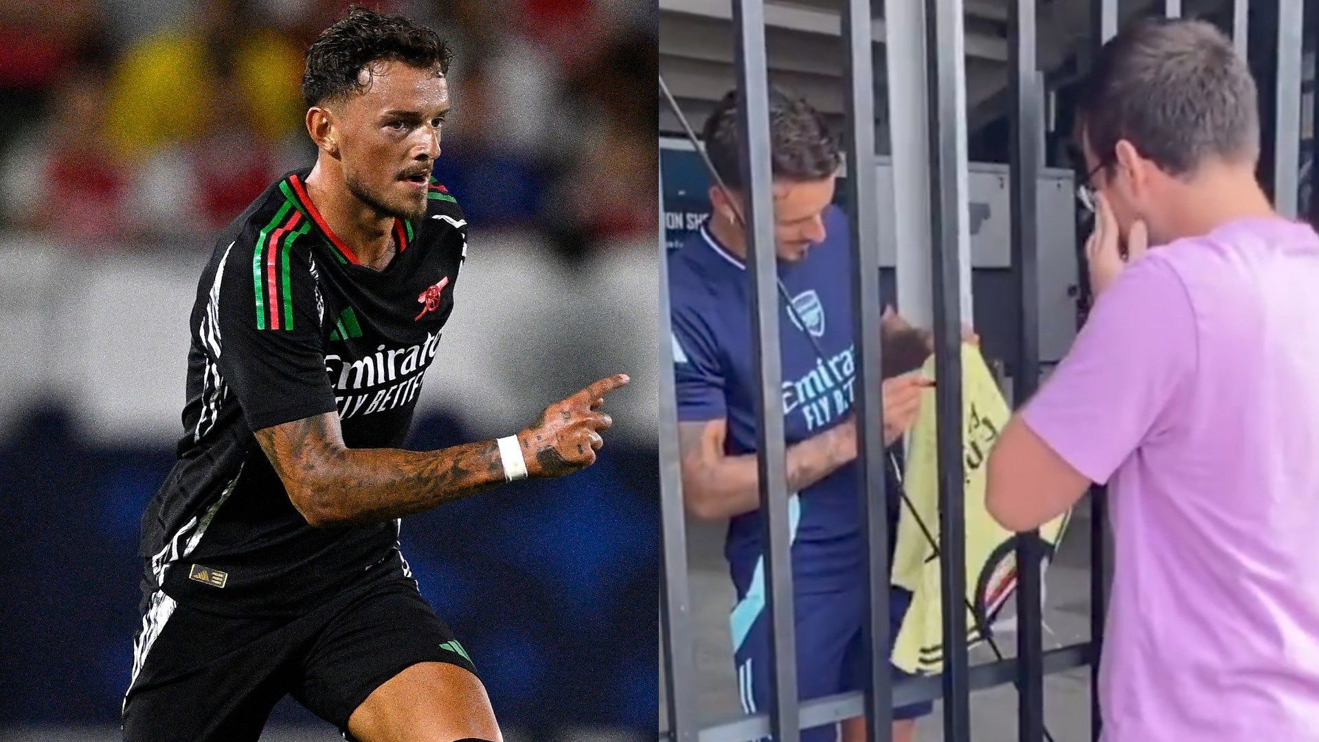 Ben White Arsenal fan