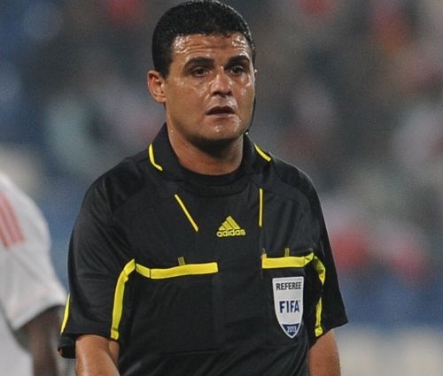 Referee Mohamed Farouk