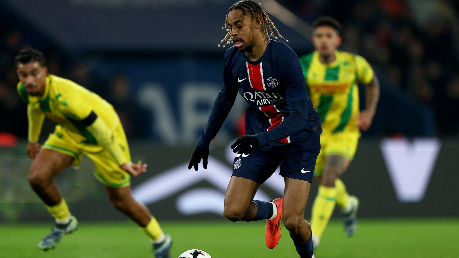 Bradley Barcola PSG Nantes Ligue 1 30112024