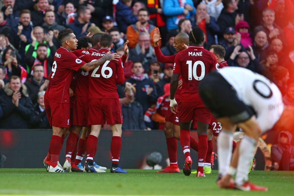 Salah liverpool Fulham 11112018